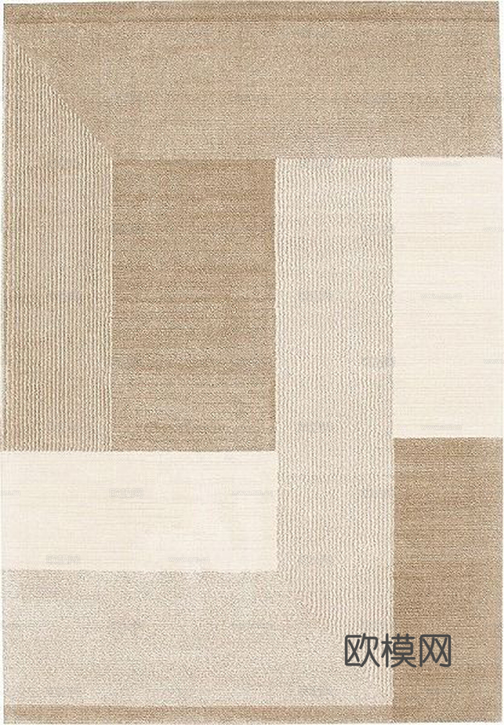 现代简约地毯 几何地毯贴图