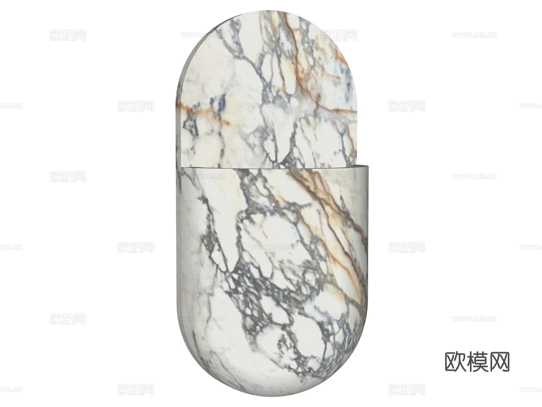 壁灯 装饰壁灯 大理石壁灯su模型