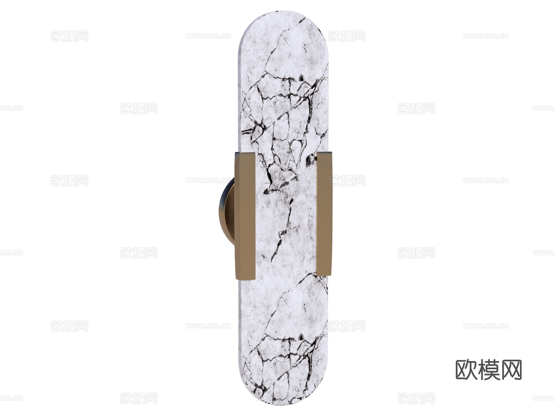 壁灯 装饰壁灯 金属壁灯 大理石壁灯su模型