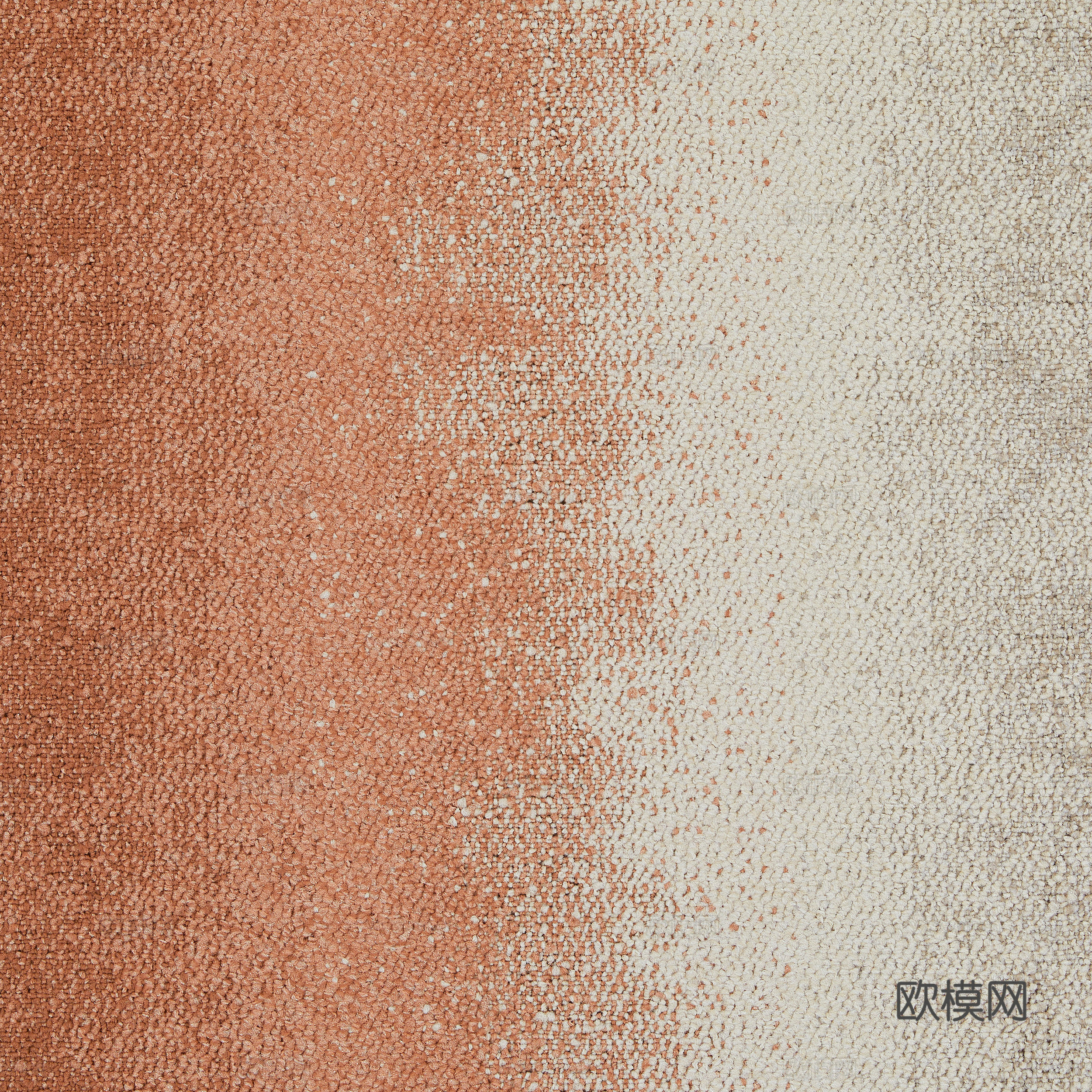 橙色办公室块毯贴图