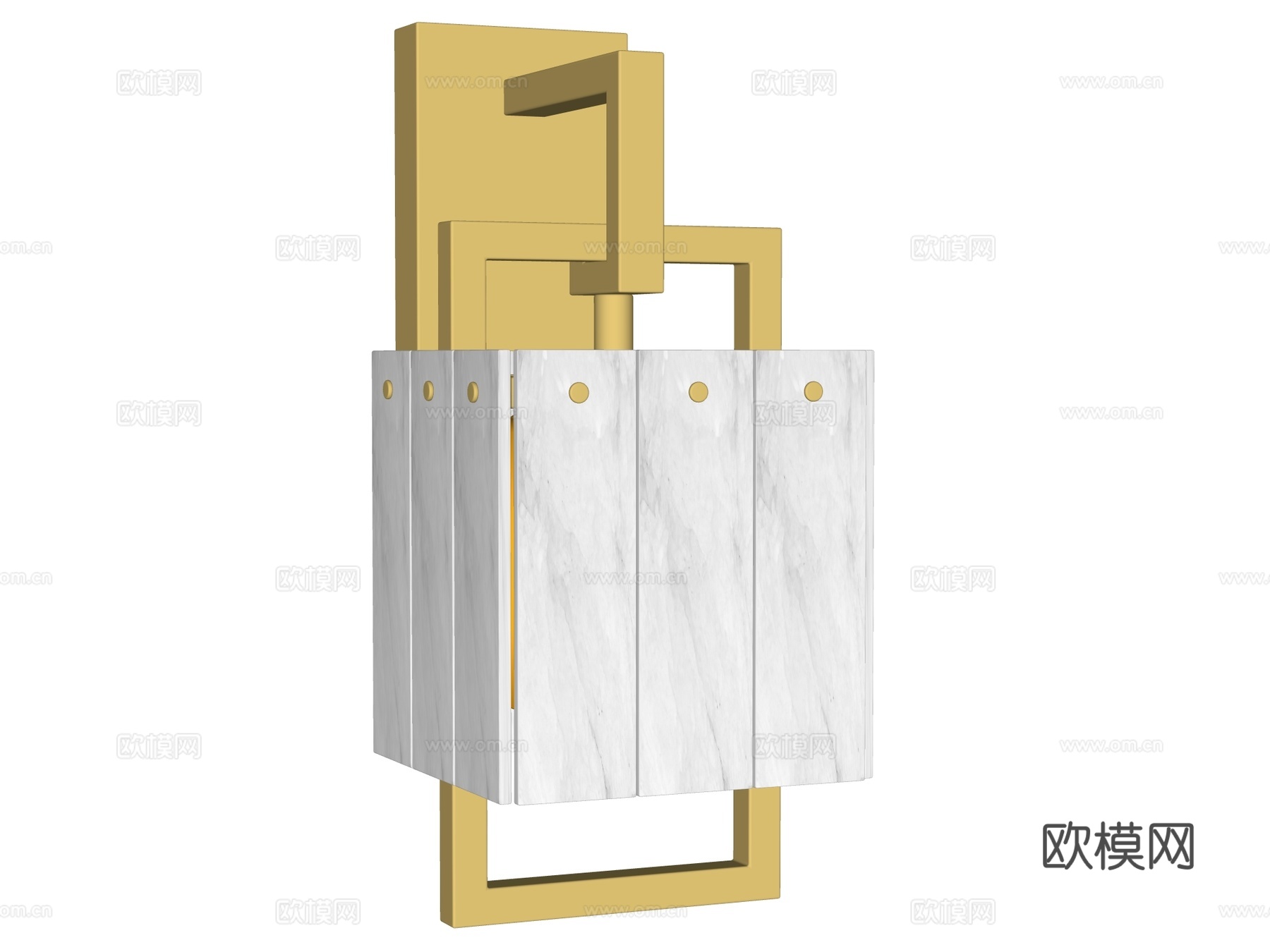 壁灯 装饰壁灯 金属壁灯su模型