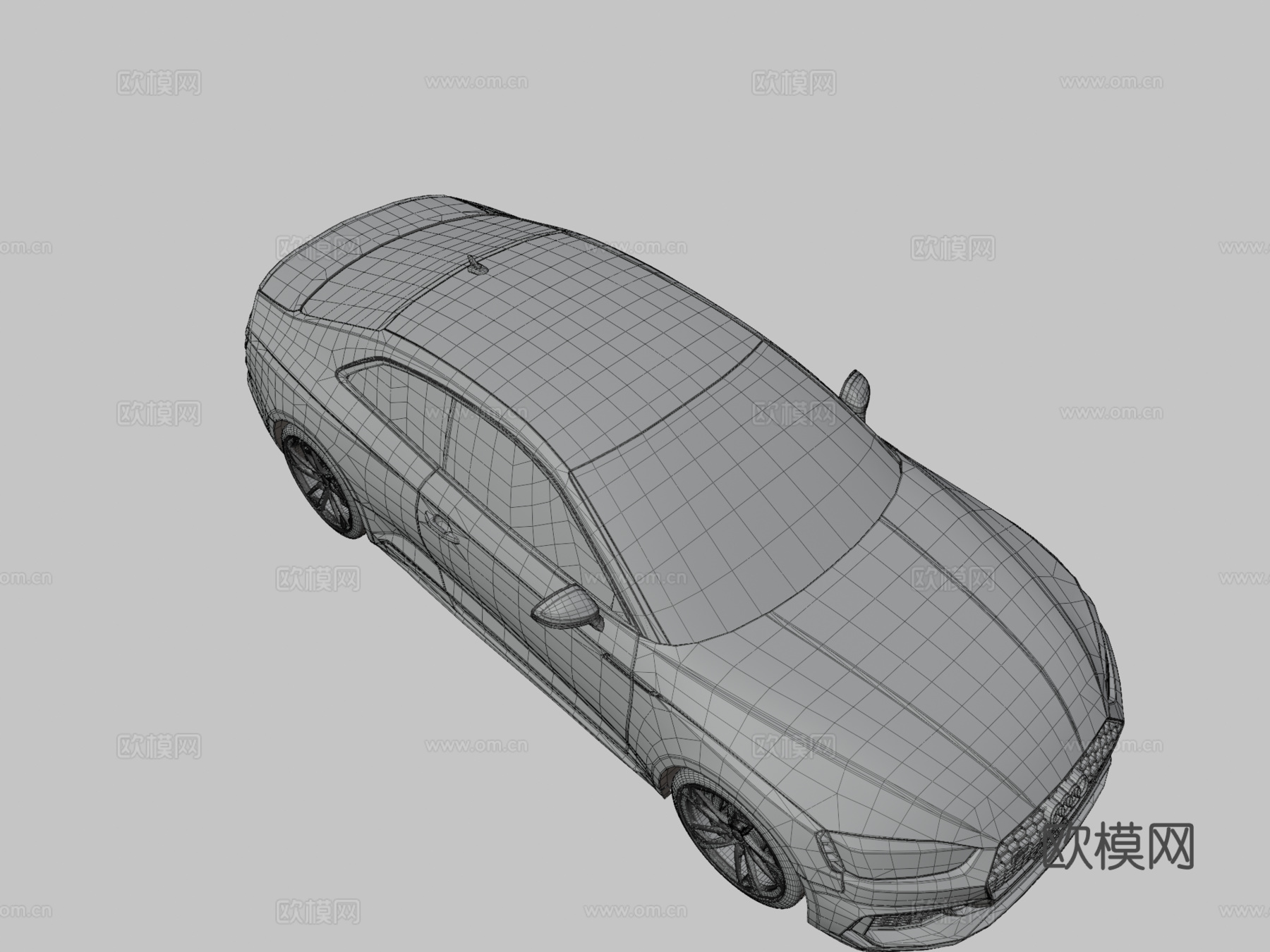 奥迪RS53d模型下载（渲染图3）