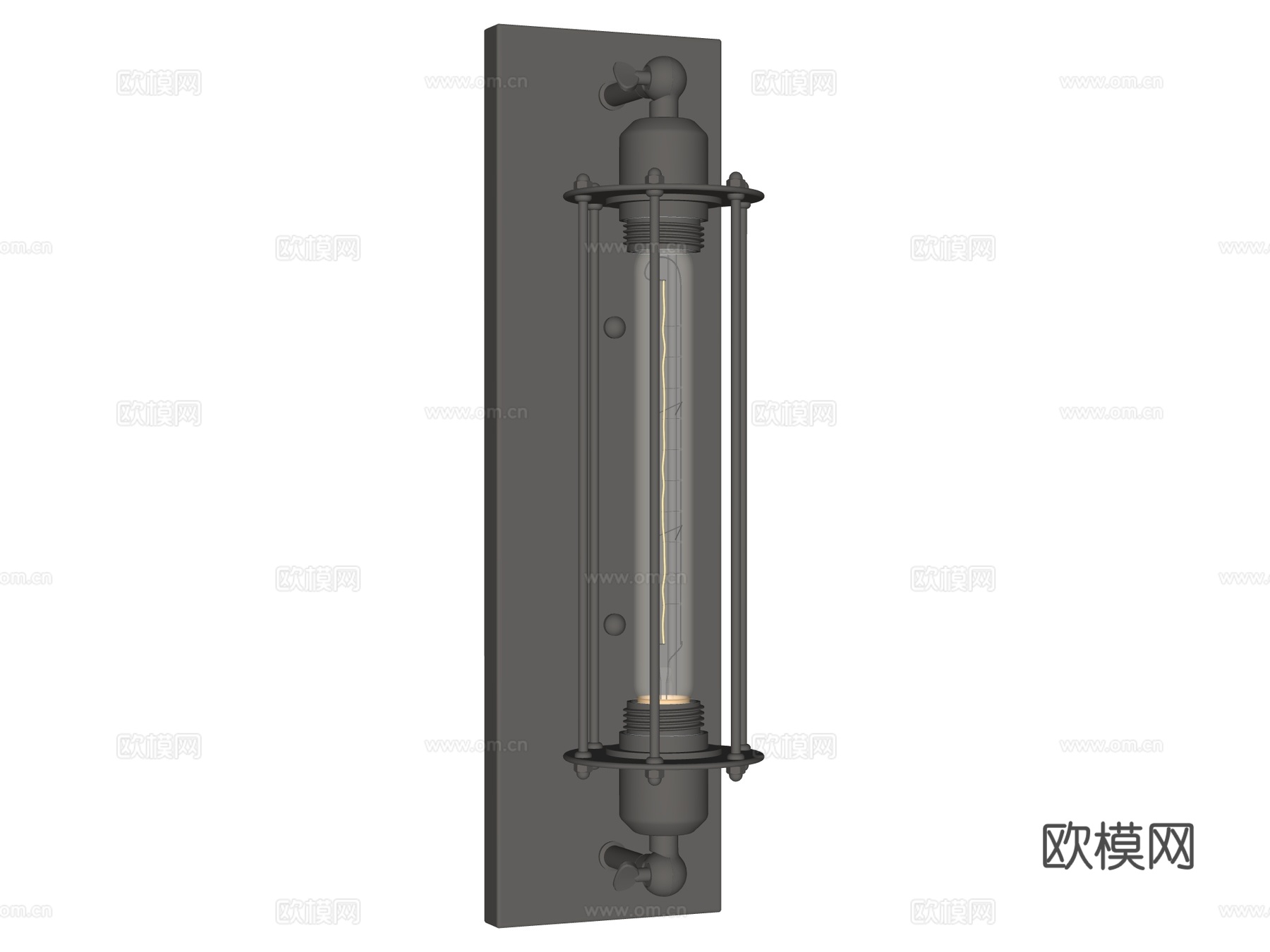 壁灯 装饰壁灯 金属壁灯 户外壁灯su模型