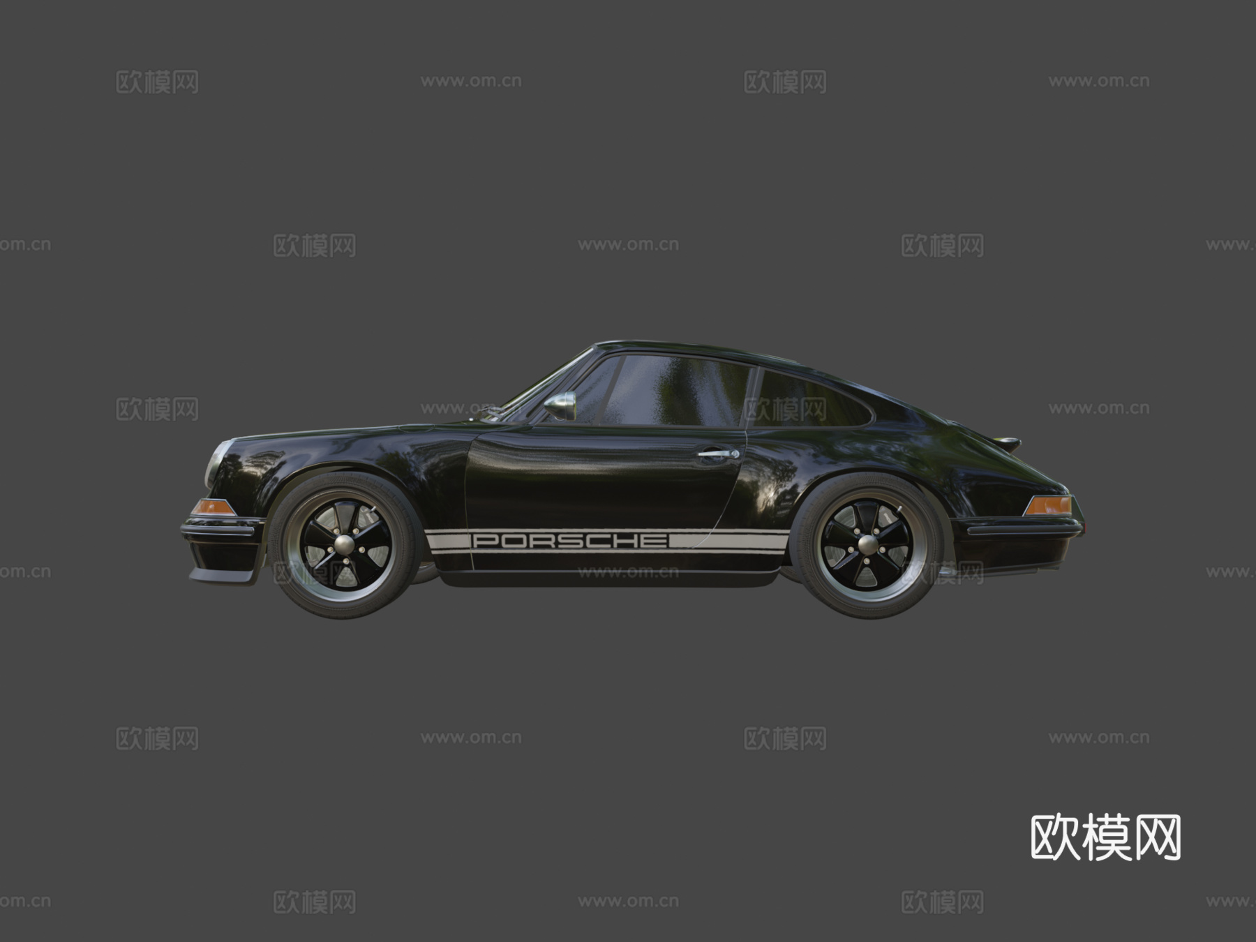 保时捷Singer 911 Turbo3d模型下载（渲染图6）