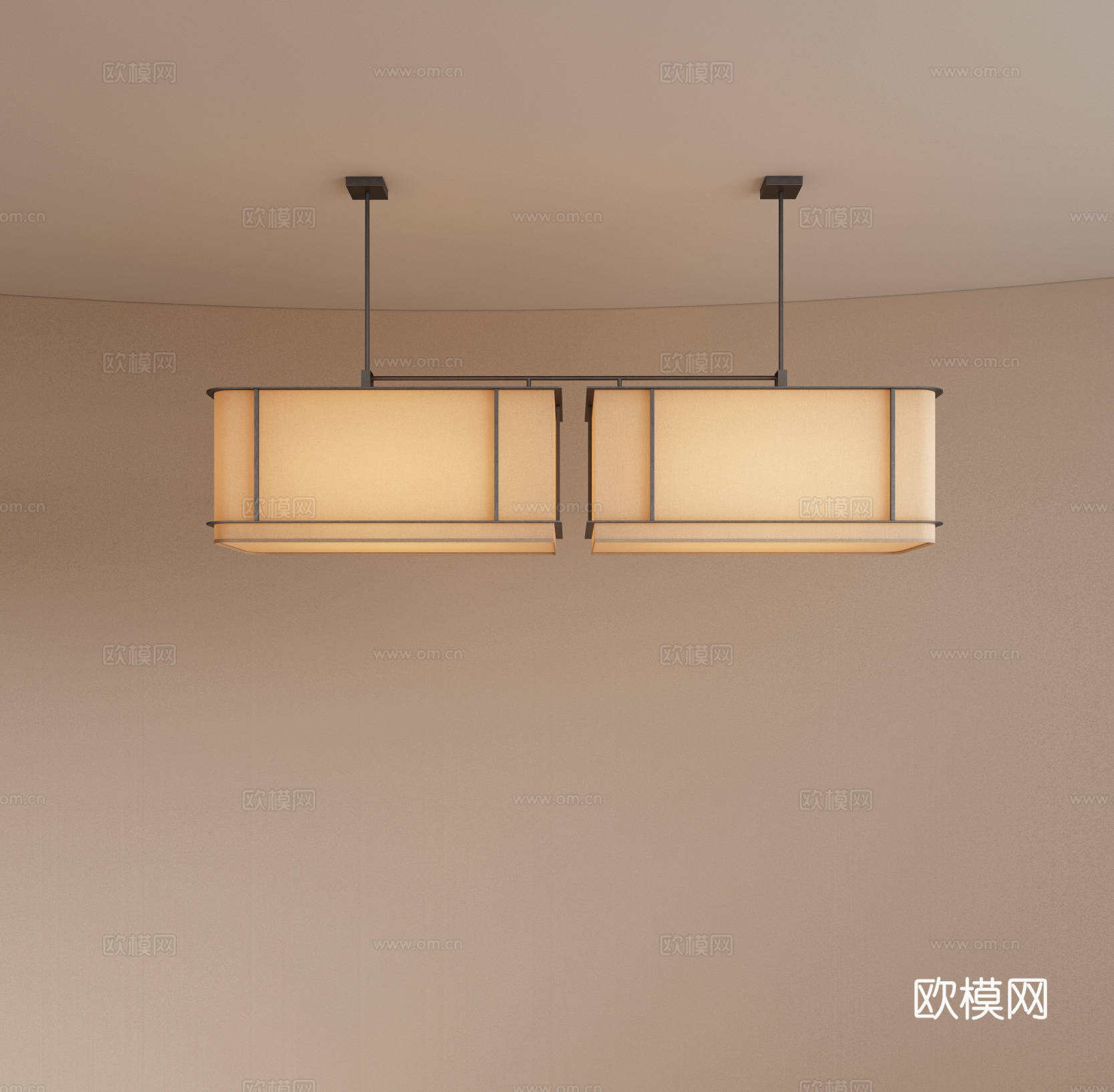 现代餐厅吊灯 长条吊灯 吧台吊灯 复古吊灯 艺术吊灯su模型