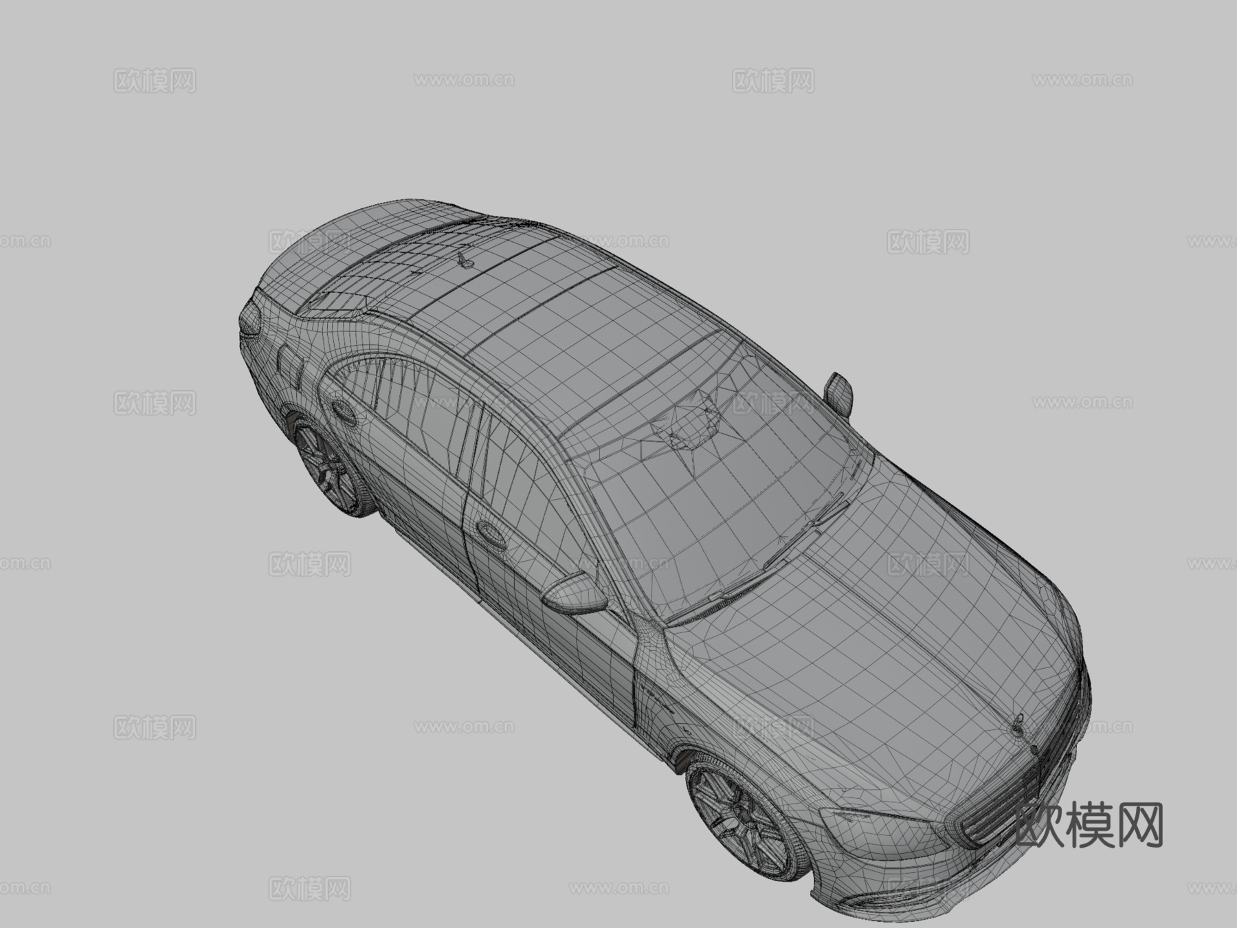 梅赛德斯奔驰S65 W2223d模型下载（渲染图3）