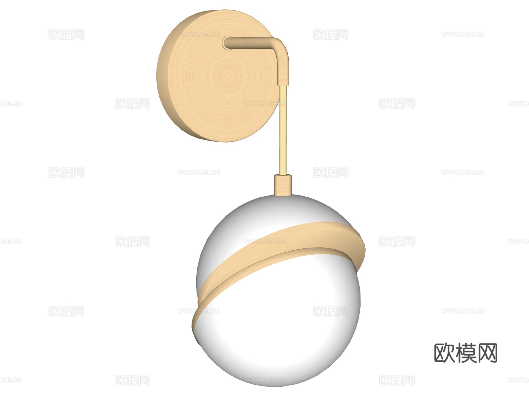 壁灯 装饰壁灯 金属壁灯su模型