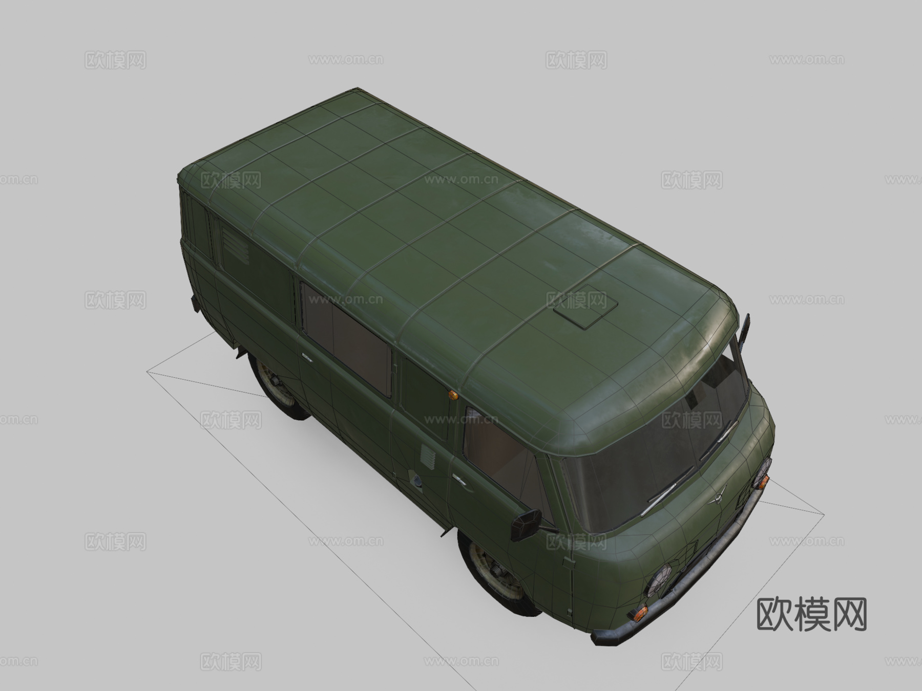 乌阿斯4523d模型下载（渲染图2）