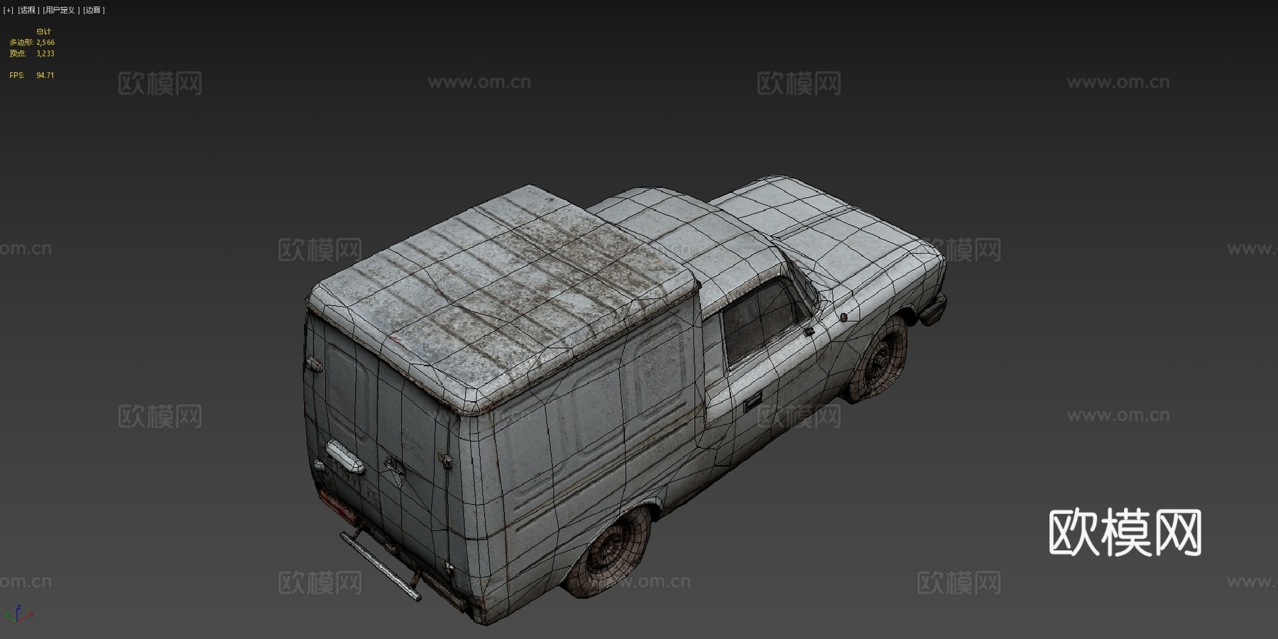 Pirozhok扫描重拓扑3d模型下载（渲染图4）