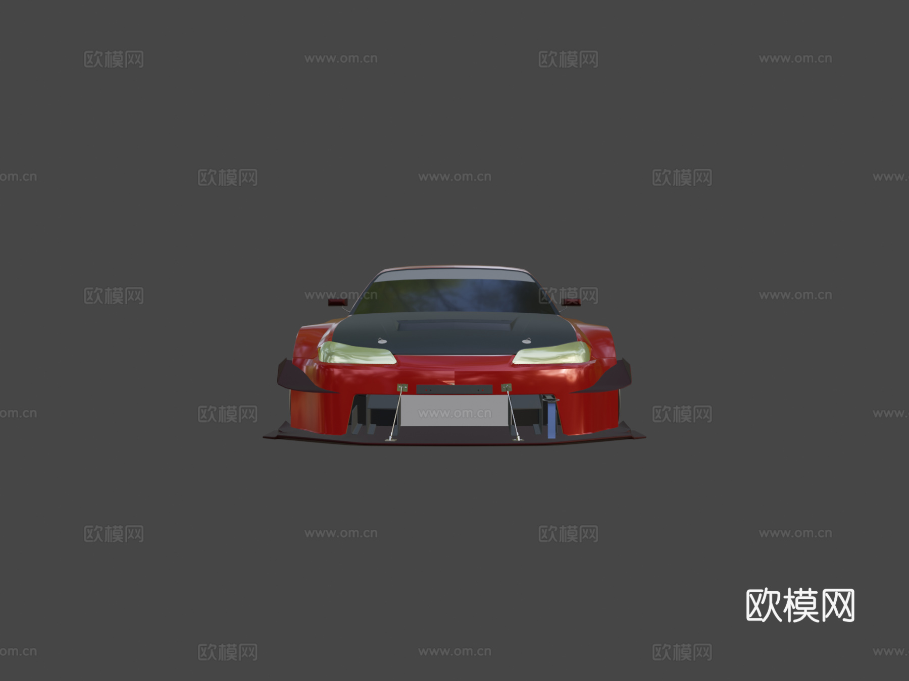 日产Silvia S15定制版3d模型下载（渲染图5）