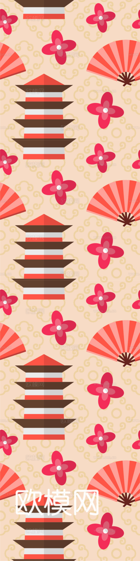 小清晰日式和风图案纹理肌理94