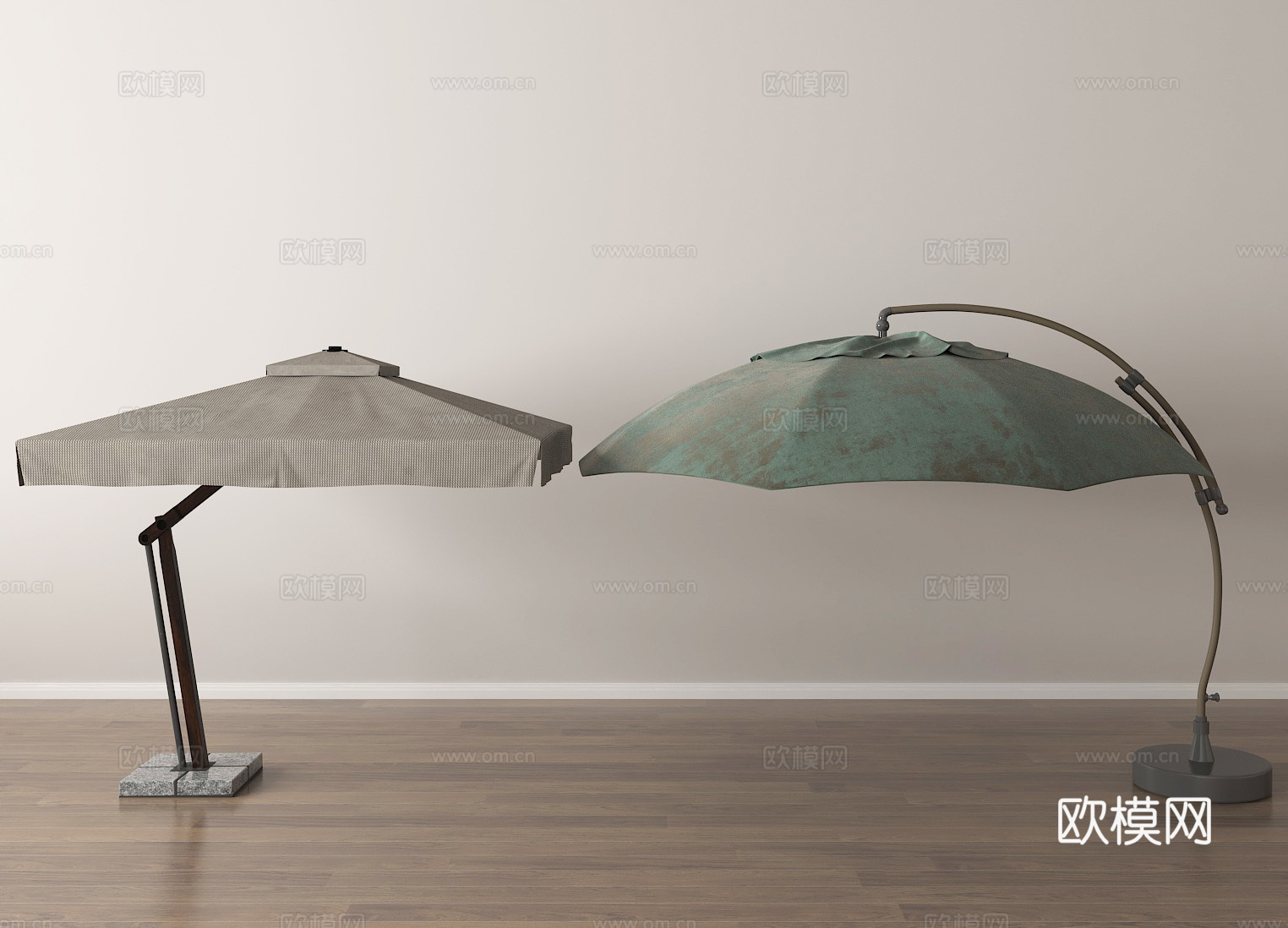 户外遮阳伞 庭院遮阳伞 弧形遮阳伞 简约风遮阳伞 防晒防雨伞su模型