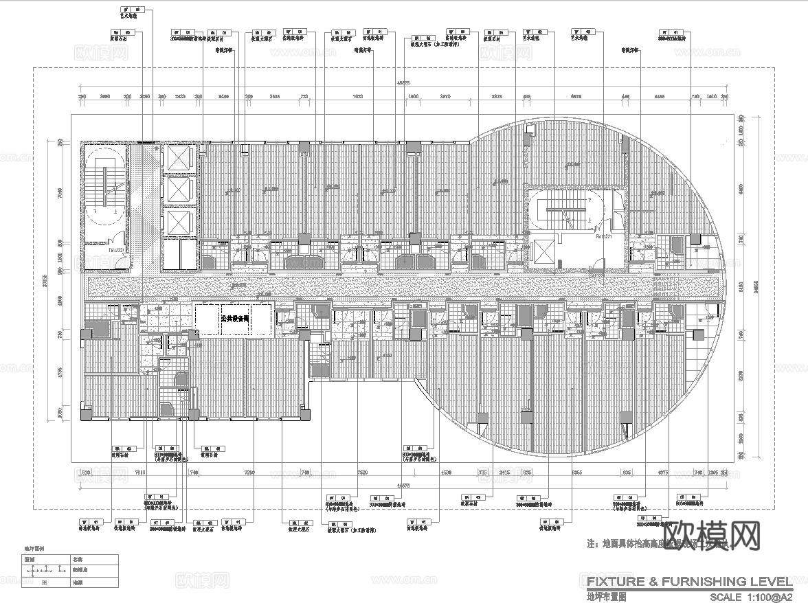1800平电竞酒店 最新全套施工图设计cad施工图