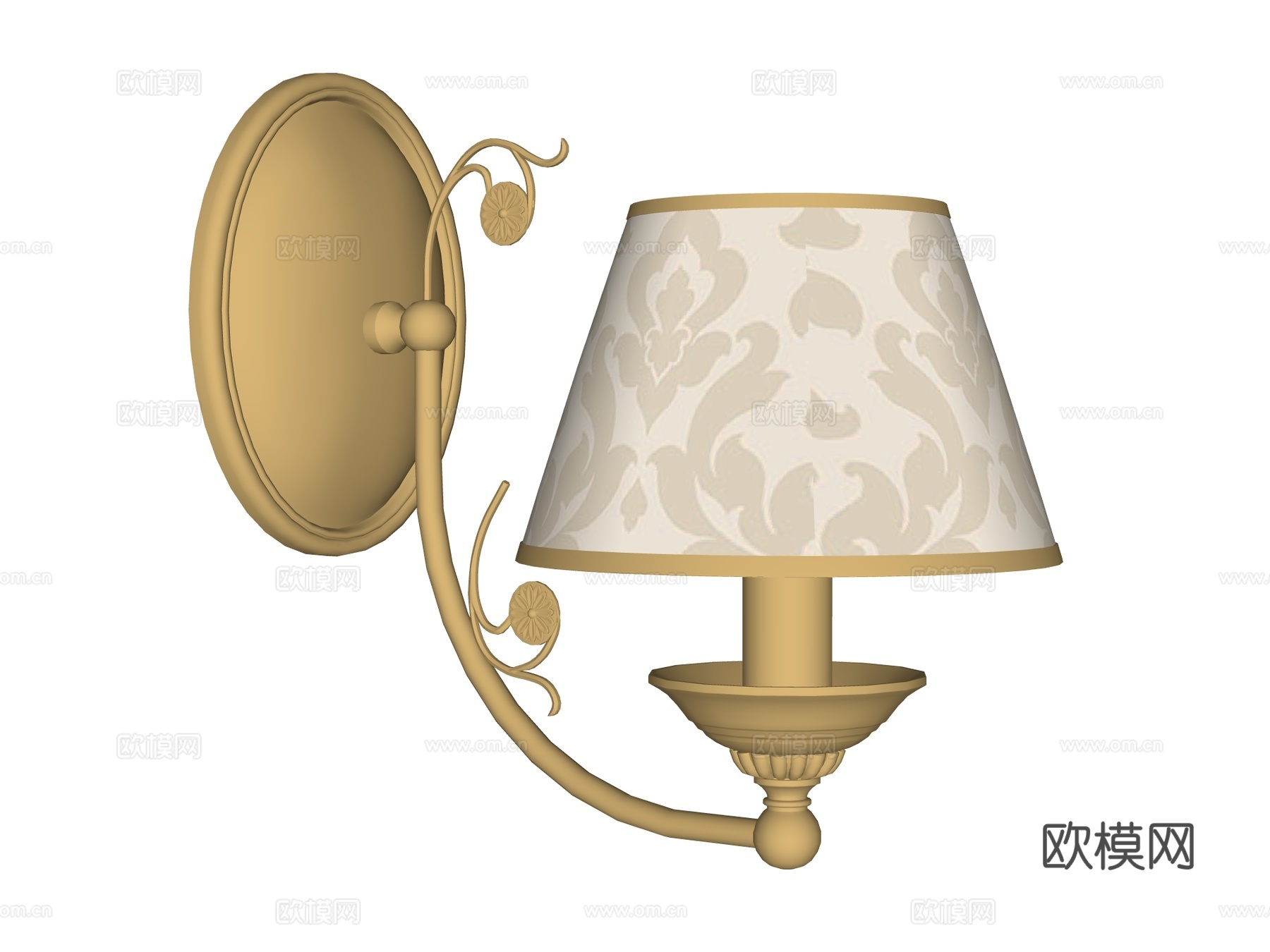 壁灯 装饰壁灯 金属壁灯su模型