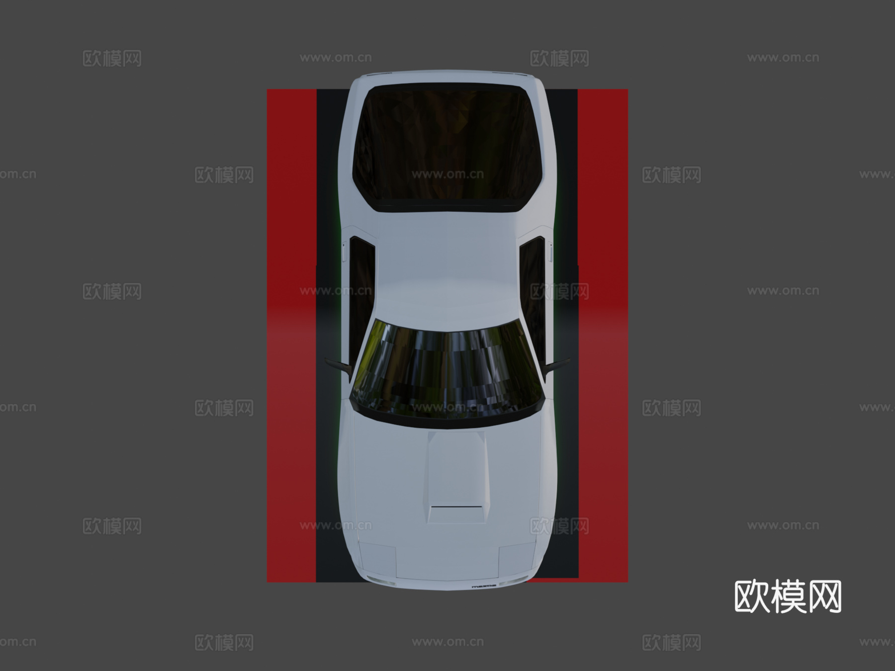 马自达RX7 FC3d模型下载（渲染图7）