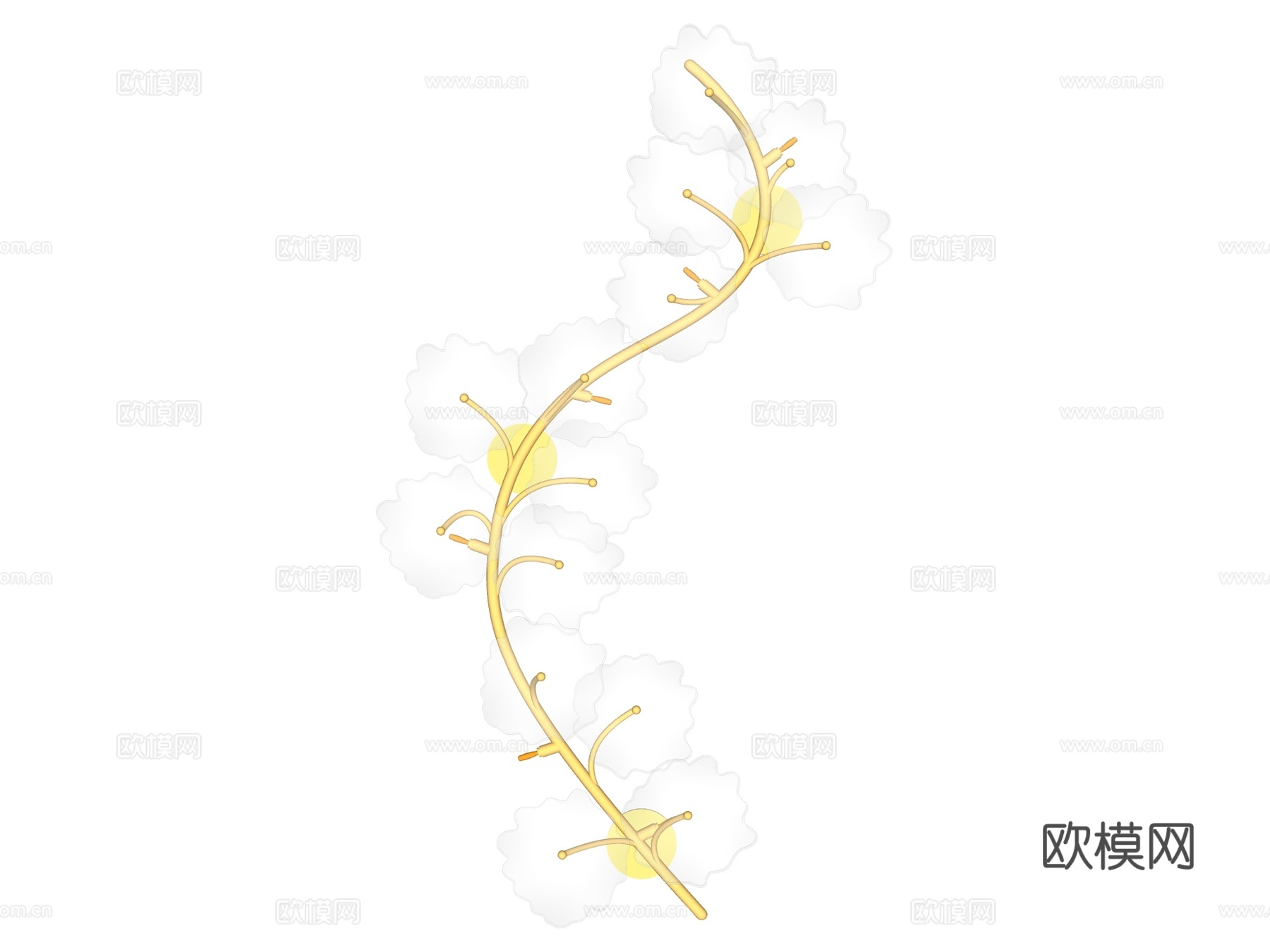壁灯 装饰壁灯 金属壁灯 玻璃壁灯su模型