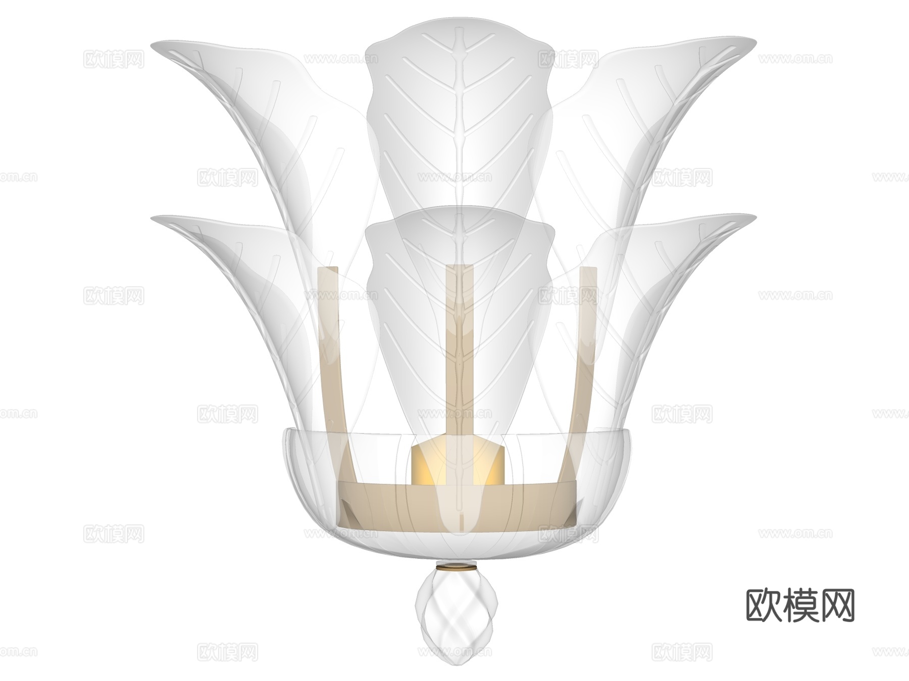 壁灯 装饰壁灯 金属壁灯 水晶壁灯 玻璃壁灯su模型