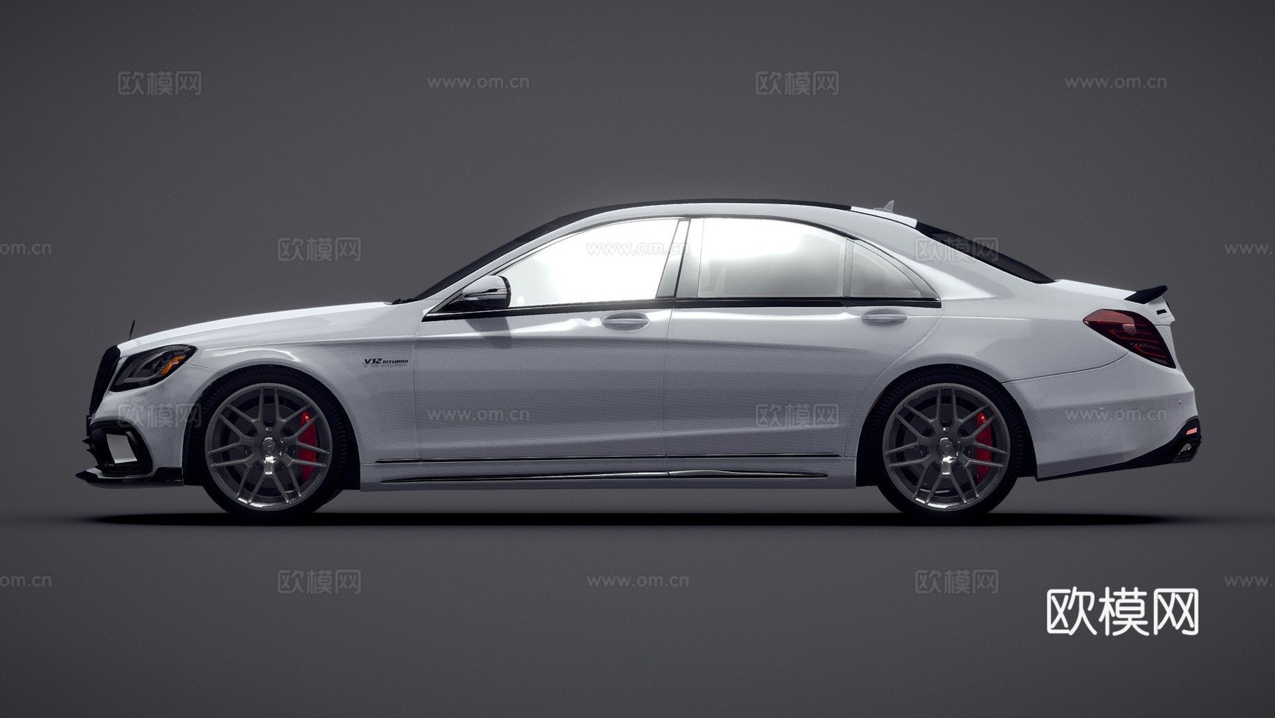梅赛德斯奔驰S65 W2223d模型下载（渲染图1）