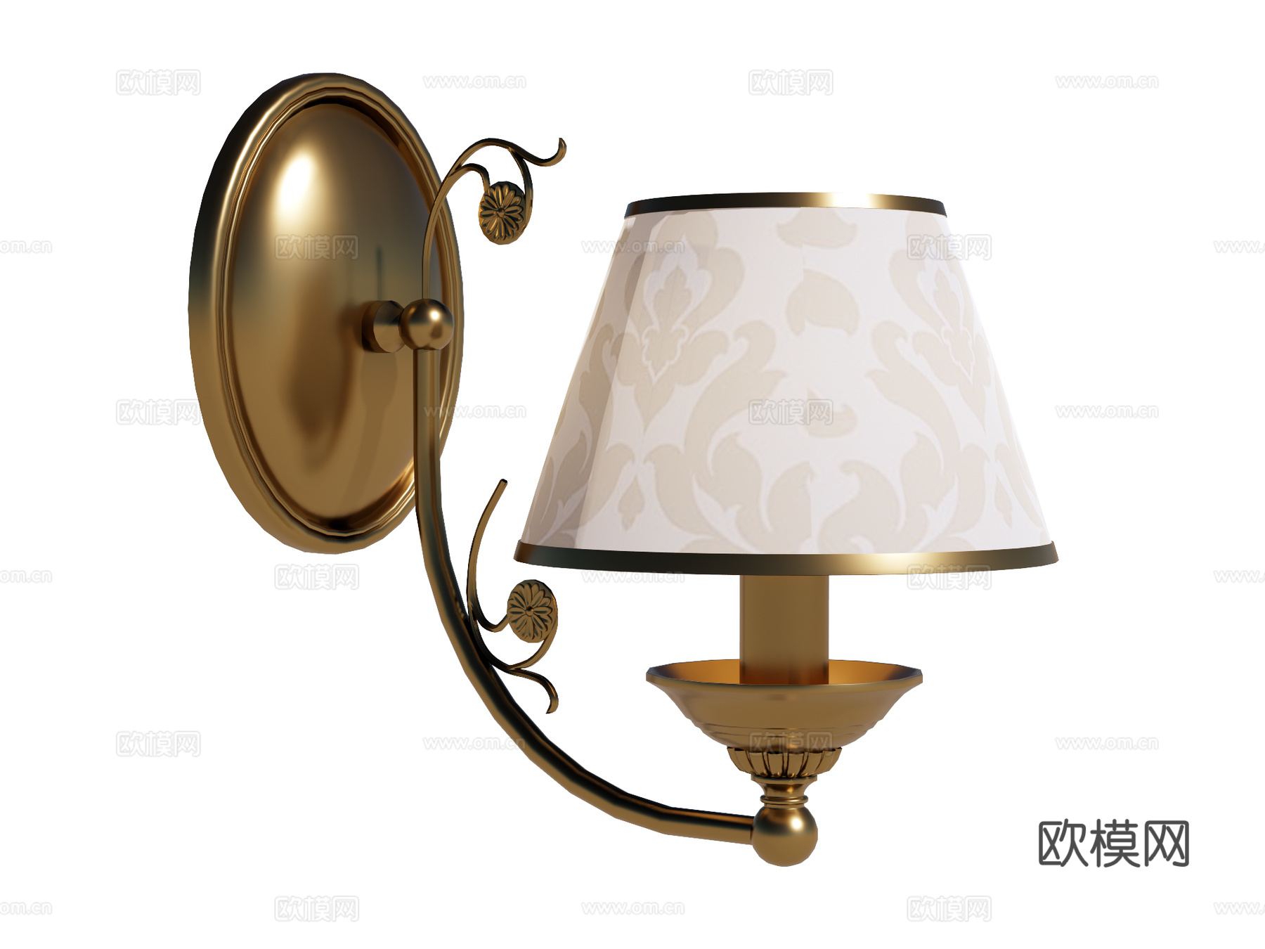 壁灯 装饰壁灯 金属壁灯su模型