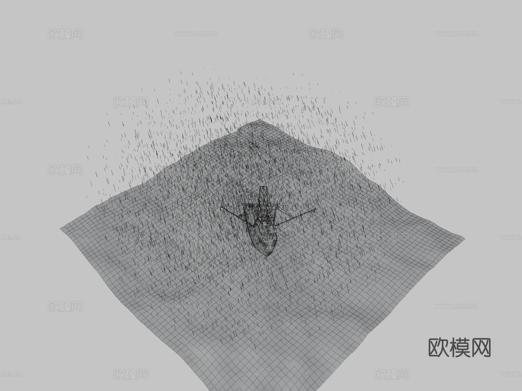 安德烈亚盖尔  渔民挑战3d模型下载（渲染图3）