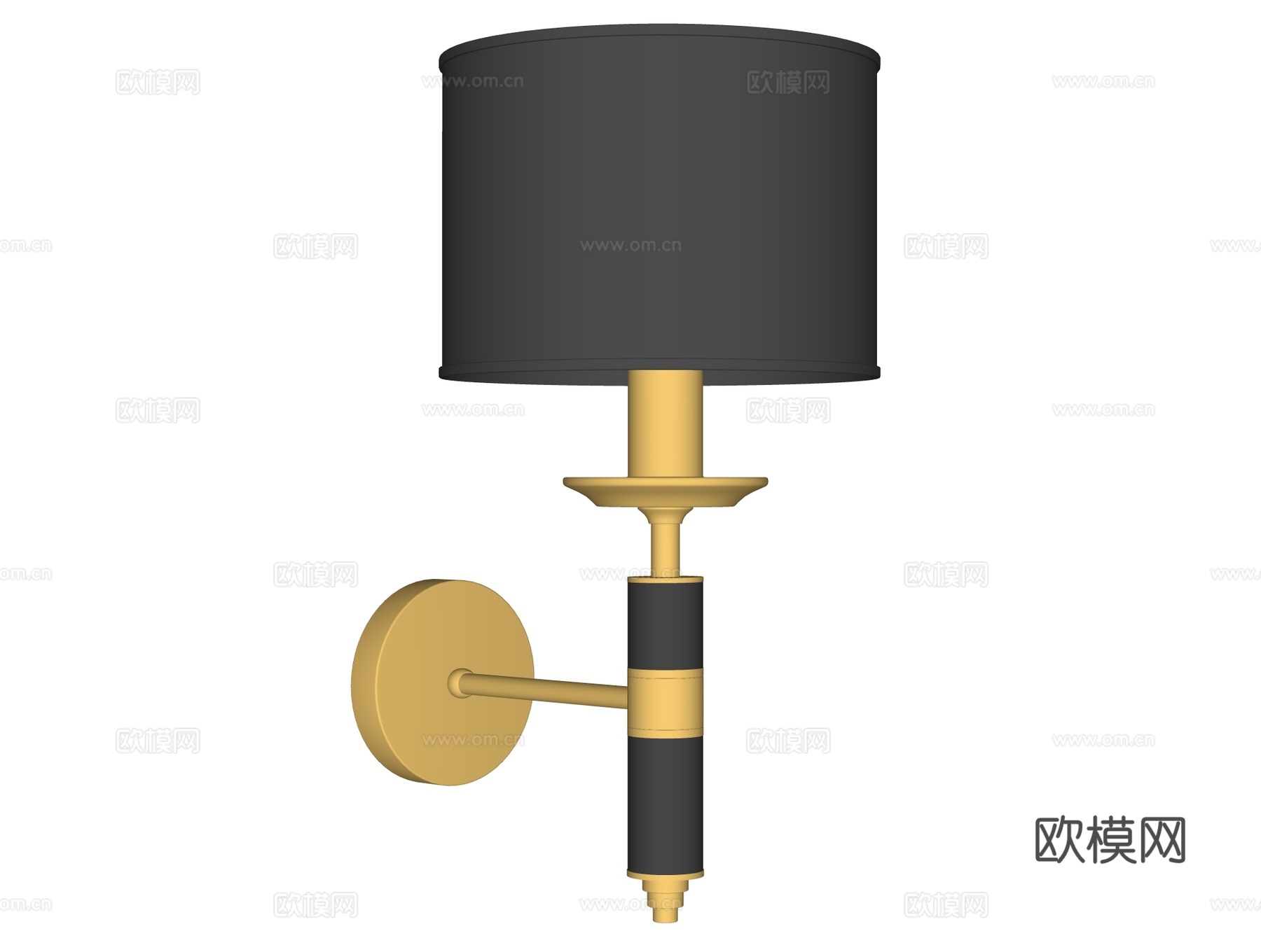 壁灯 装饰壁灯 金属壁灯su模型