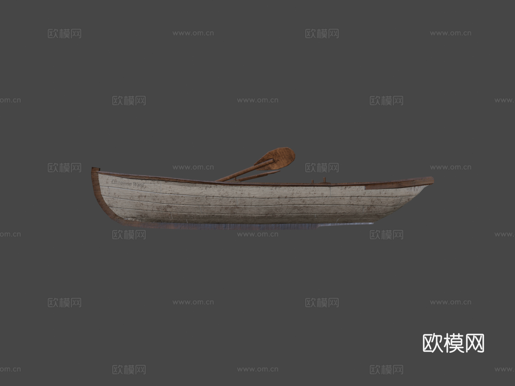 划艇3d模型下载（渲染图5）