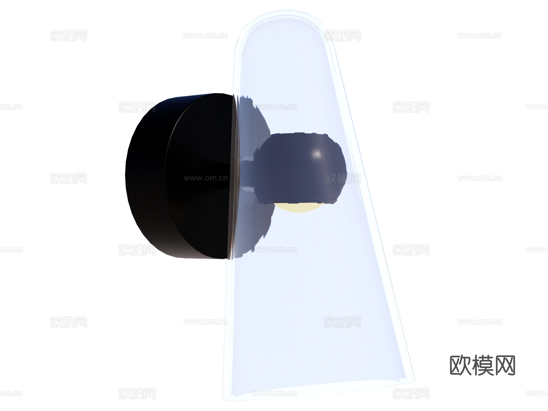 壁灯 装饰壁灯 金属壁灯 玻璃壁灯su模型