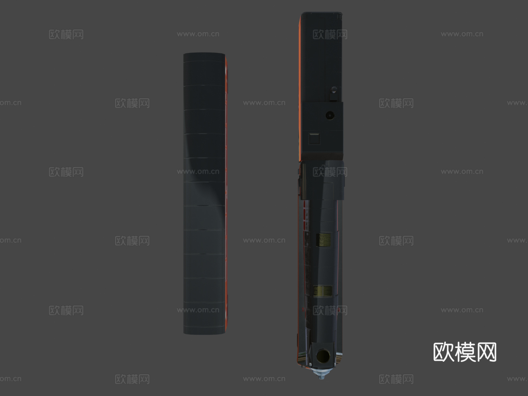 火车  蒸汽机车3d模型下载（渲染图7）