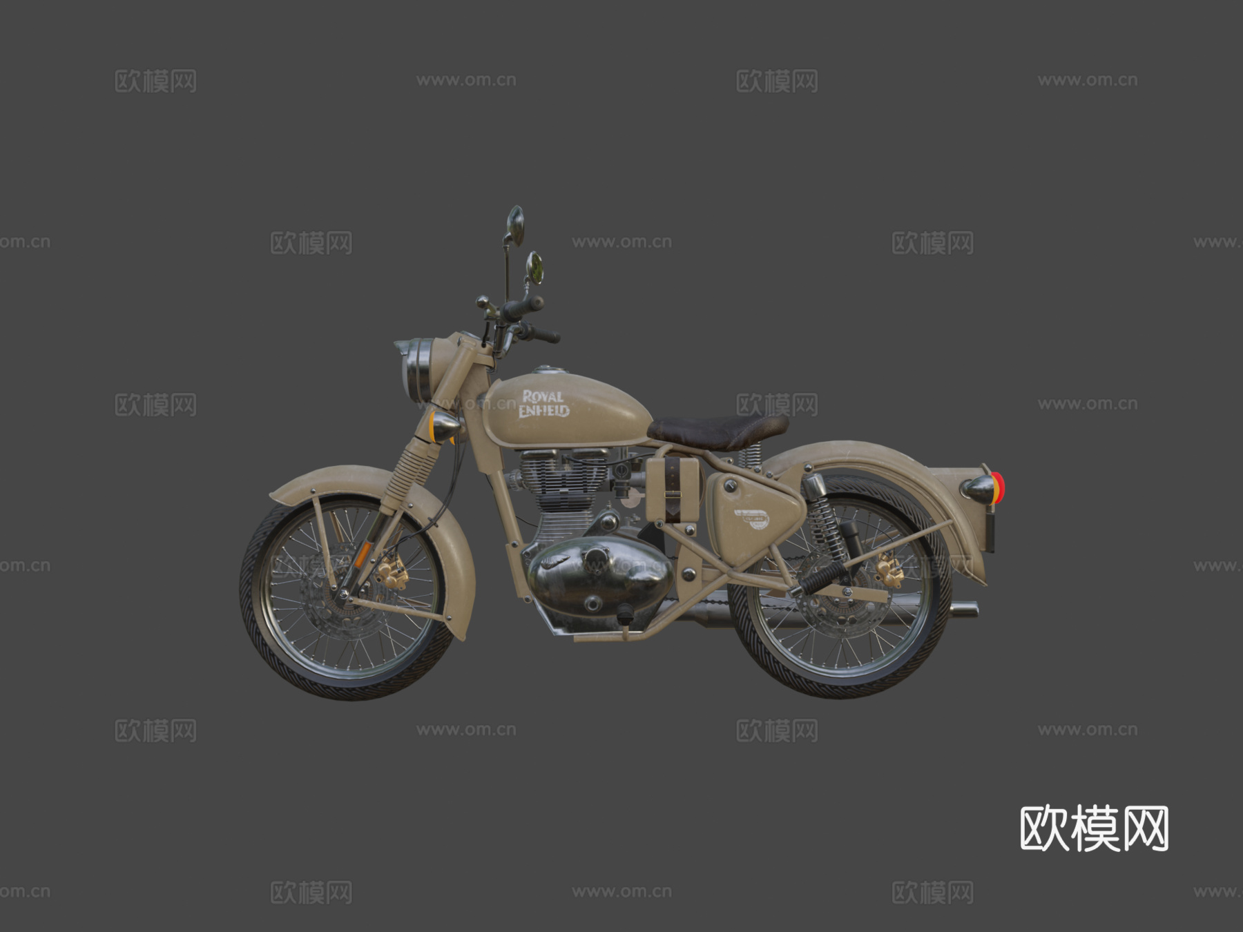 皇家恩菲尔德  经典 3503d模型下载（渲染图8）