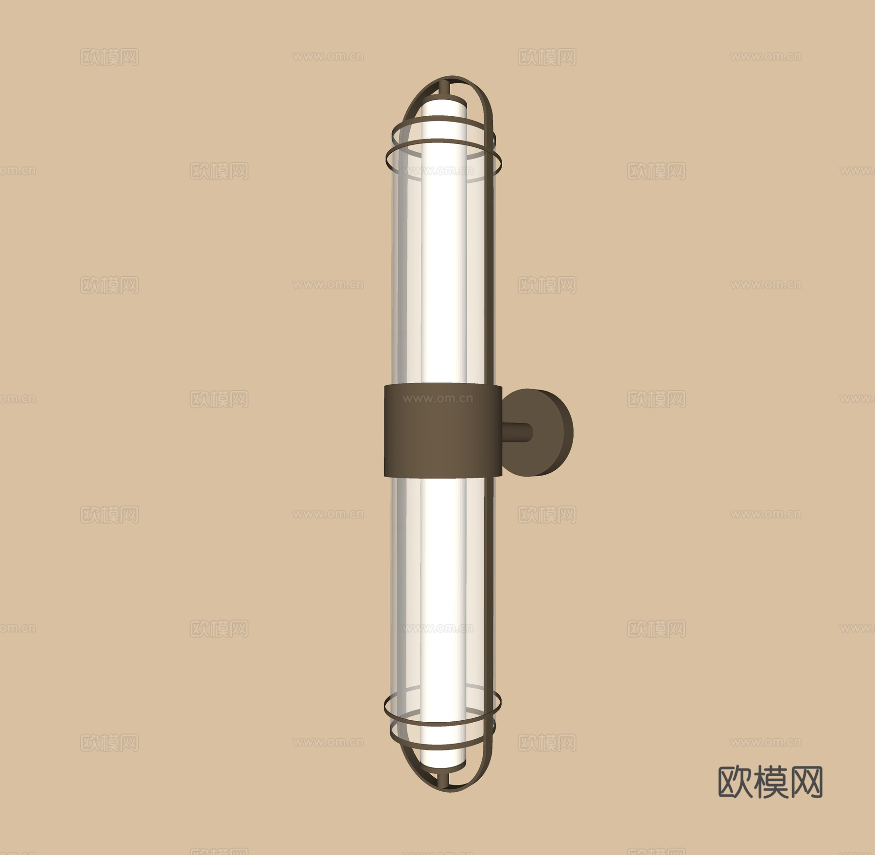 现代床头壁灯 镜前壁灯 金属壁灯 客厅壁灯 轻奢壁灯su模型