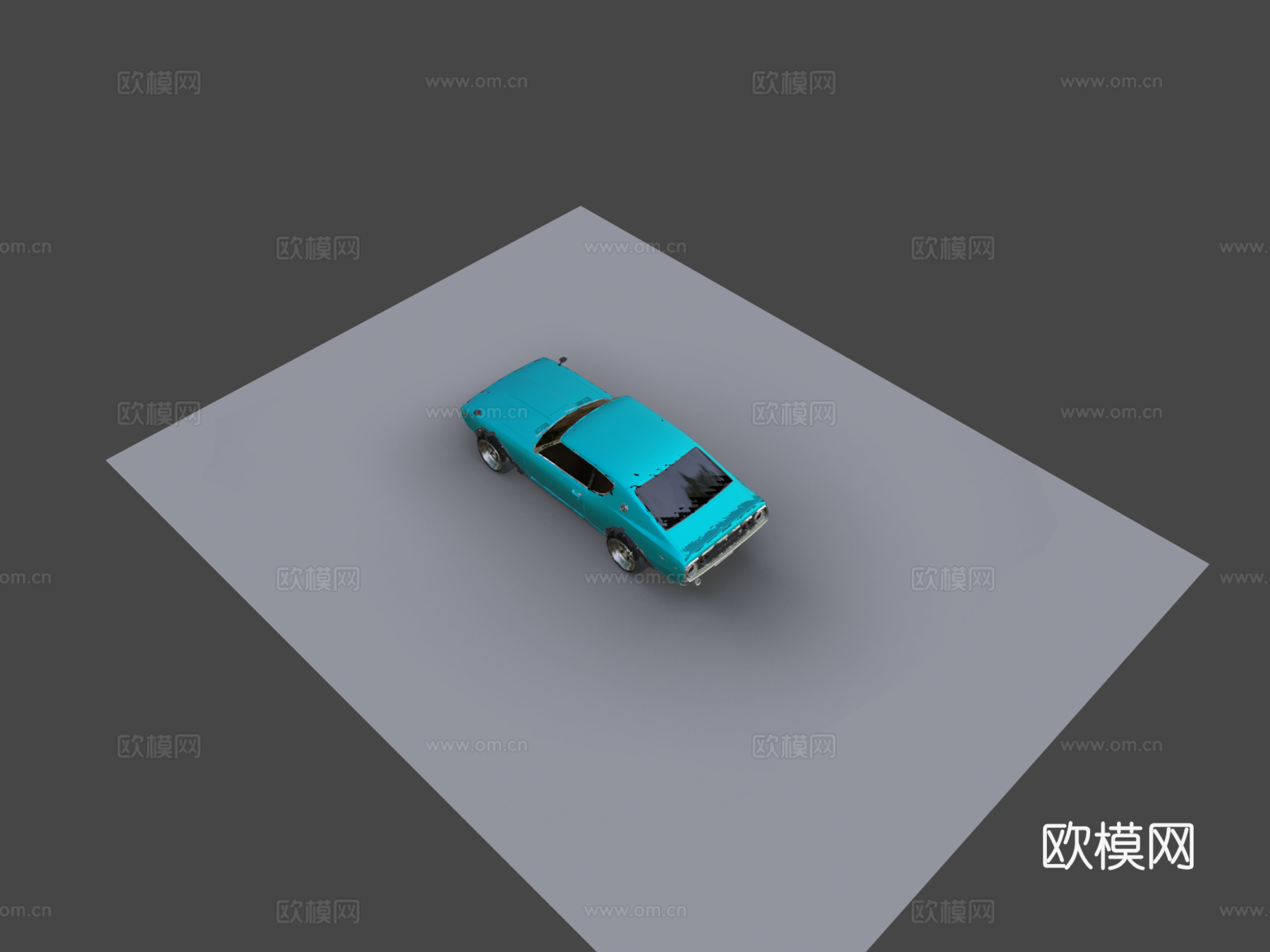 日产 Skyline GTR C110 健目利 733d模型下载（渲染图7）