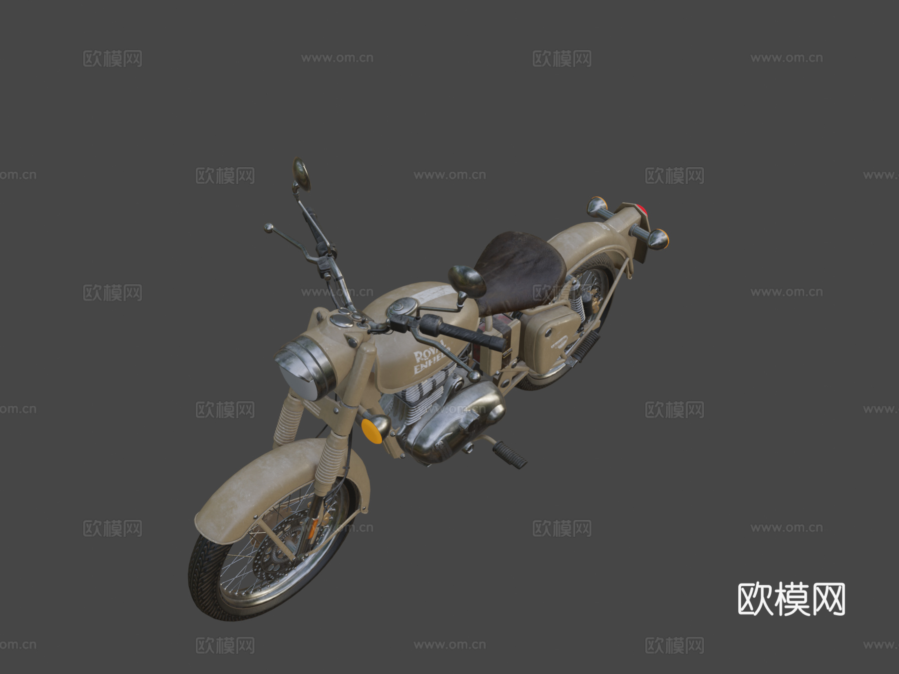 皇家恩菲尔德  经典 3503d模型下载（渲染图7）