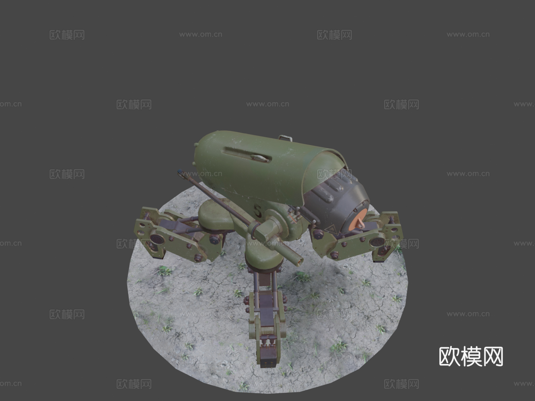 火焰喷射器无人机3d模型下载（渲染图8）