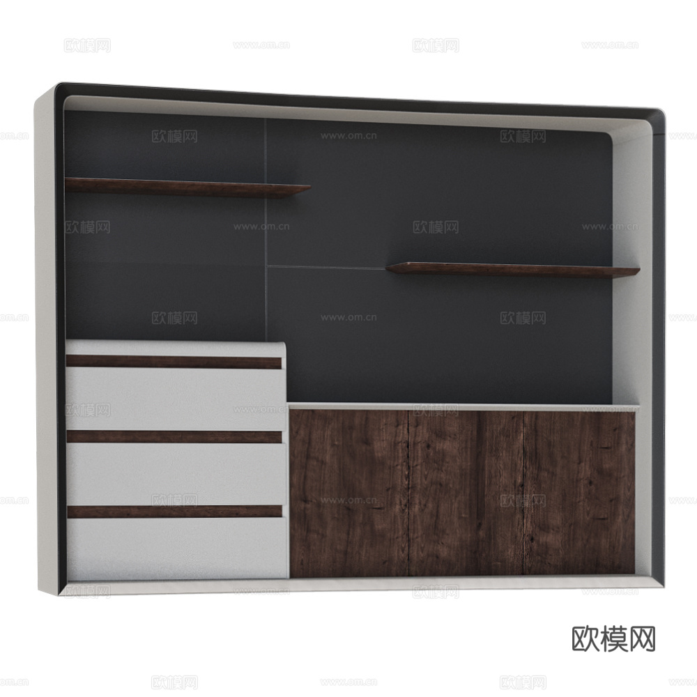 置物柜3d模型