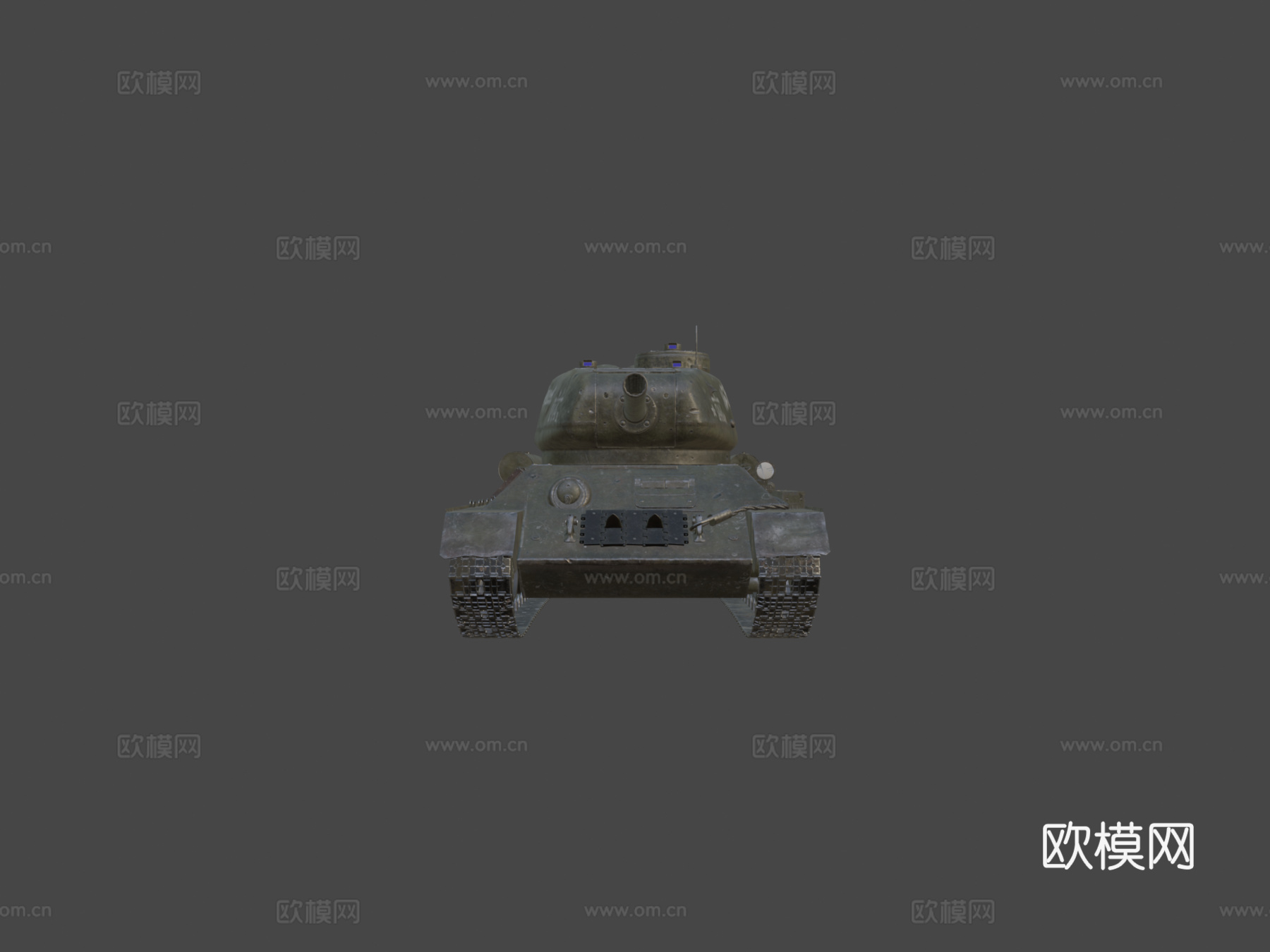 T3485 苏联中型坦克3d模型下载（渲染图5）