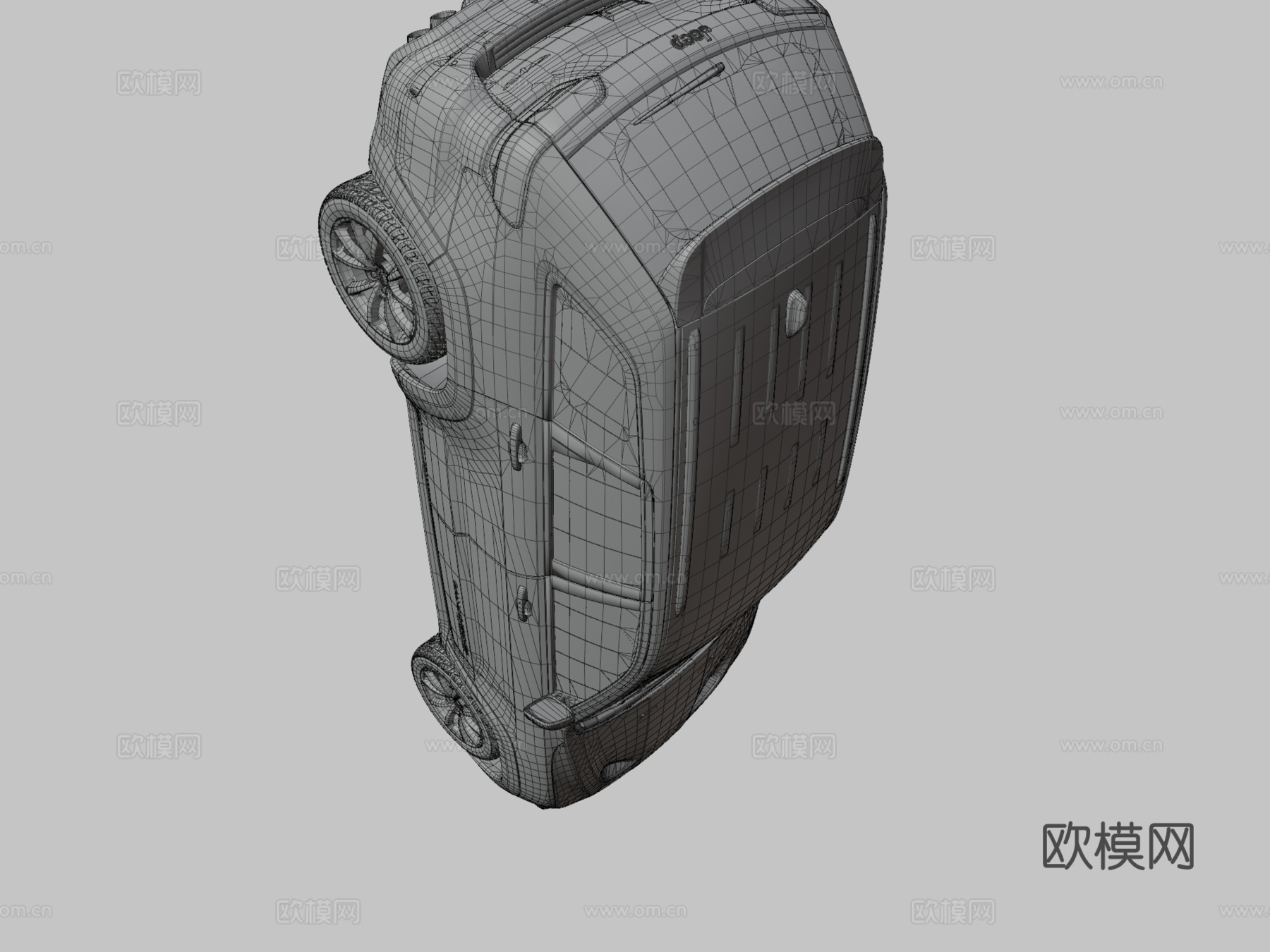 吉普大切诺基Trackhawk3d模型下载（渲染图3）