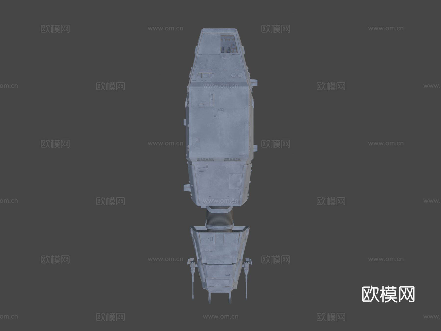 帝国ATAT步行机  星球大战3d模型下载（渲染图6）