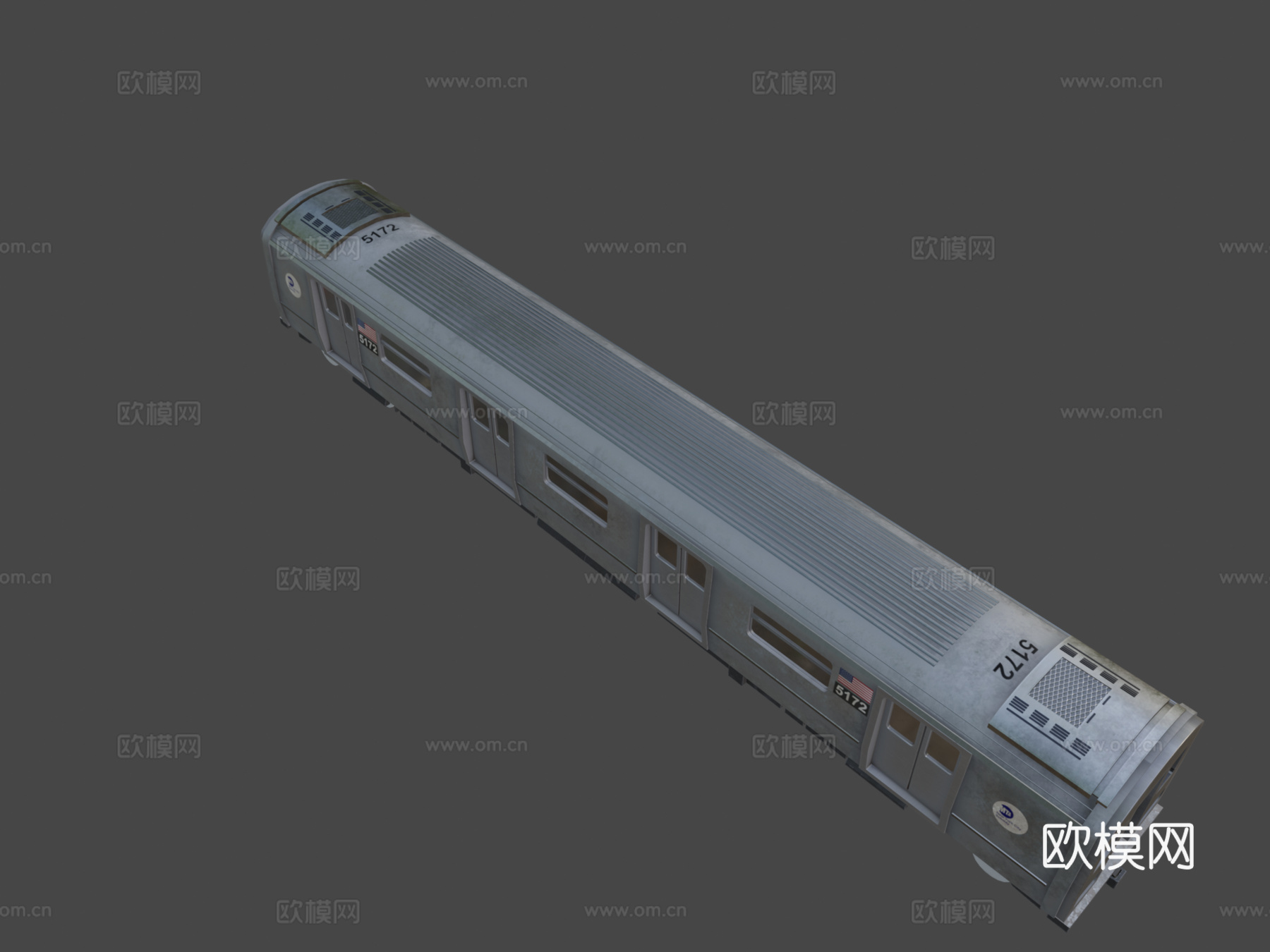 纽约市地铁车厢 R142型3d模型下载（渲染图8）