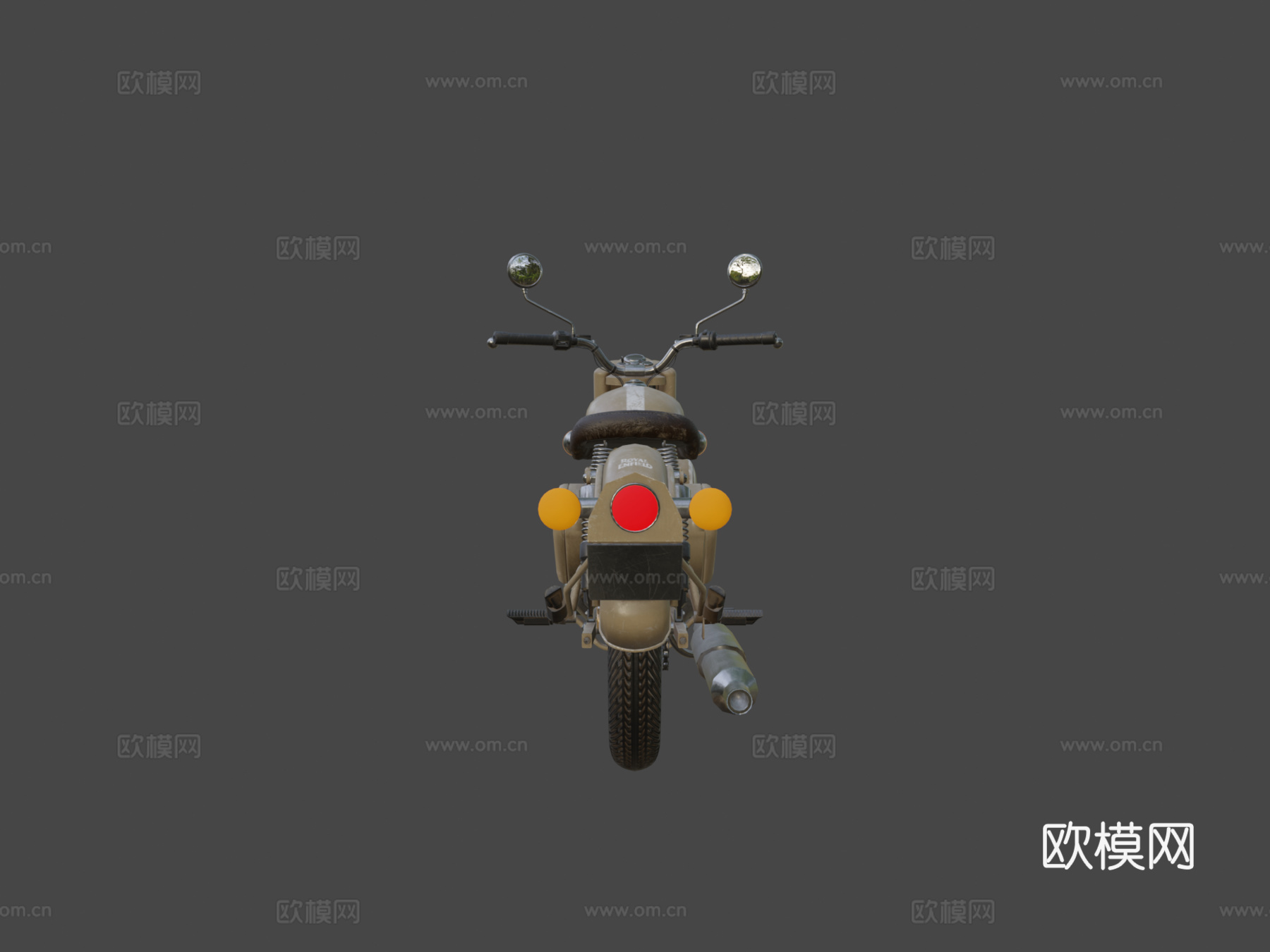 皇家恩菲尔德  经典 3503d模型下载（渲染图5）