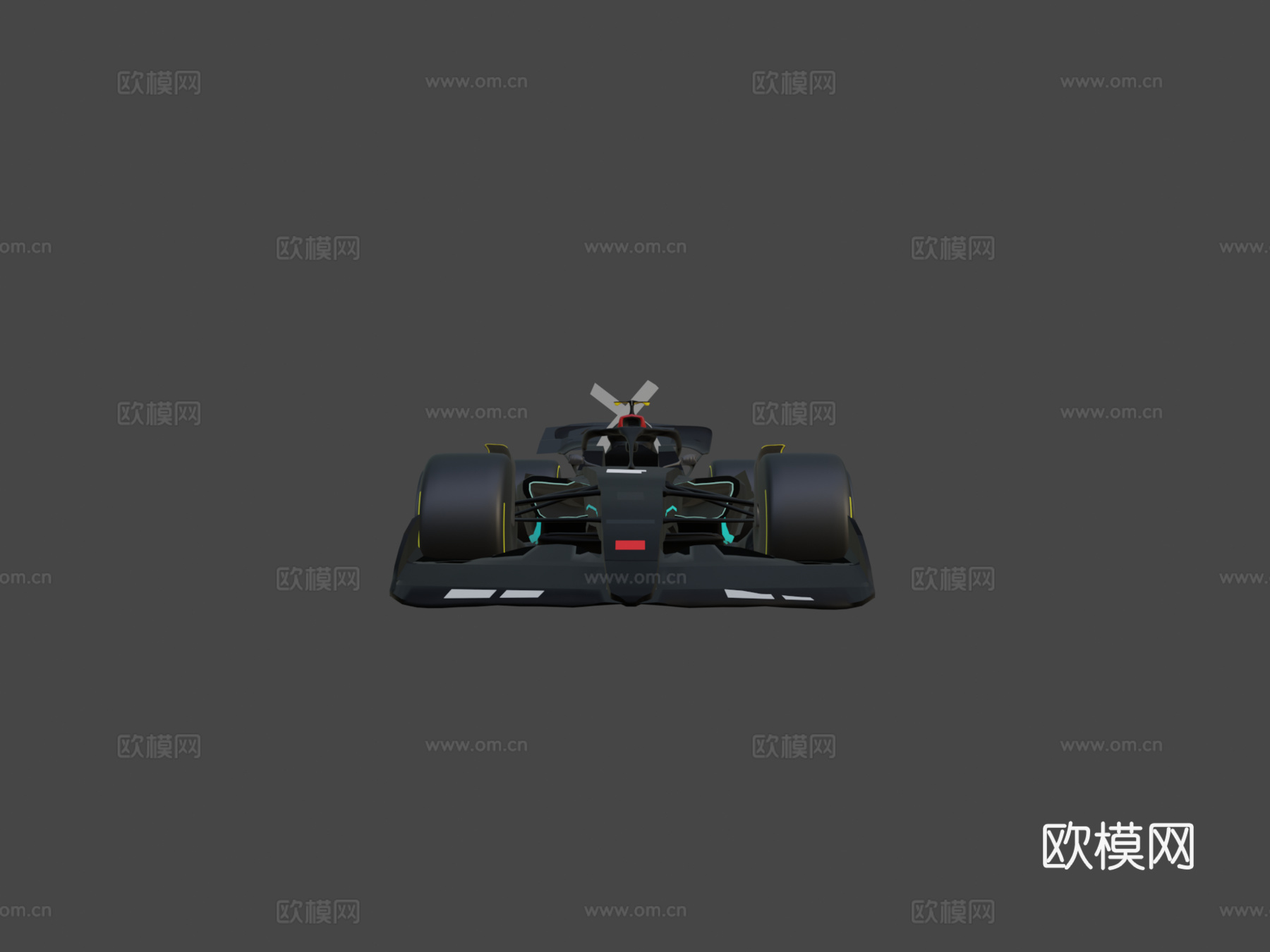 梅赛德斯F1 W143d模型下载（渲染图5）