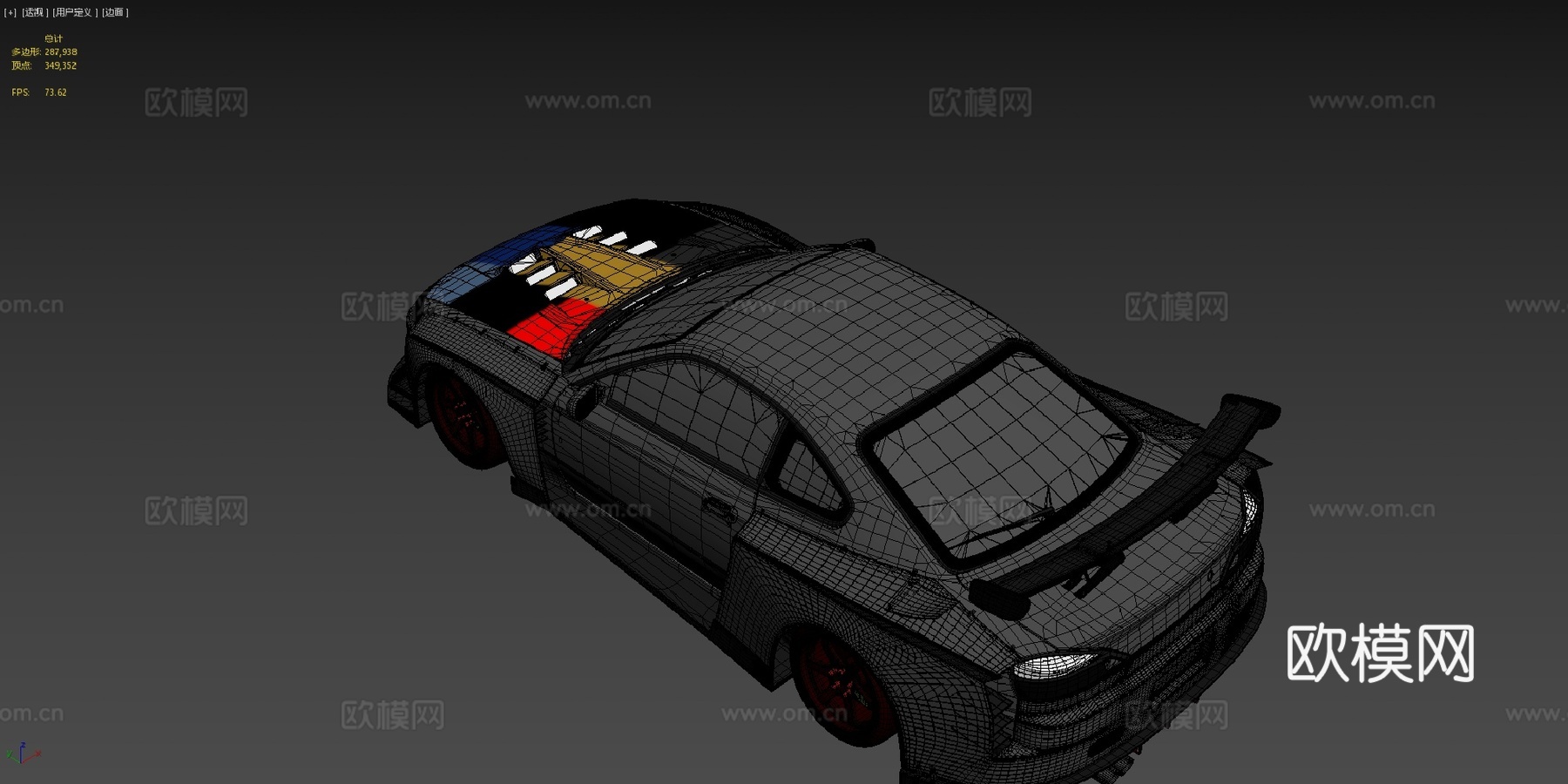 日产 Silvia S15 定制版3d模型下载（渲染图4）