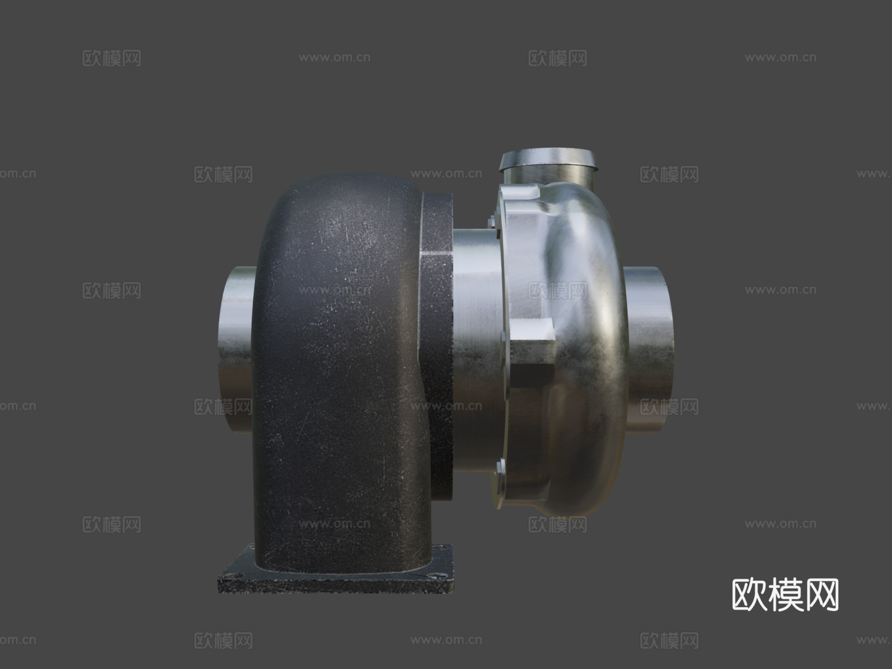 基础涡轮增压器3d模型下载（渲染图7）