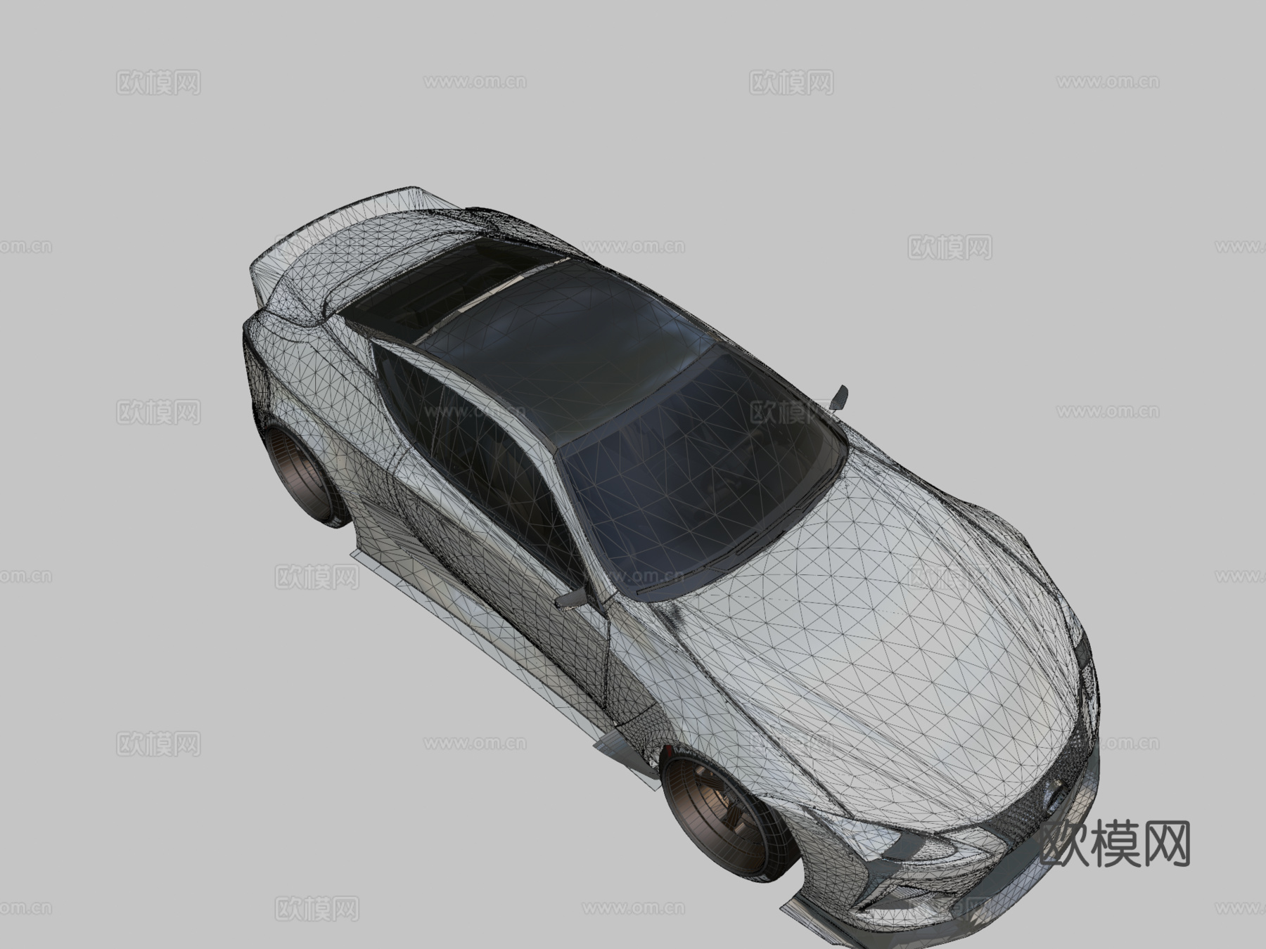 雷克萨斯 LC5003d模型下载（渲染图2）