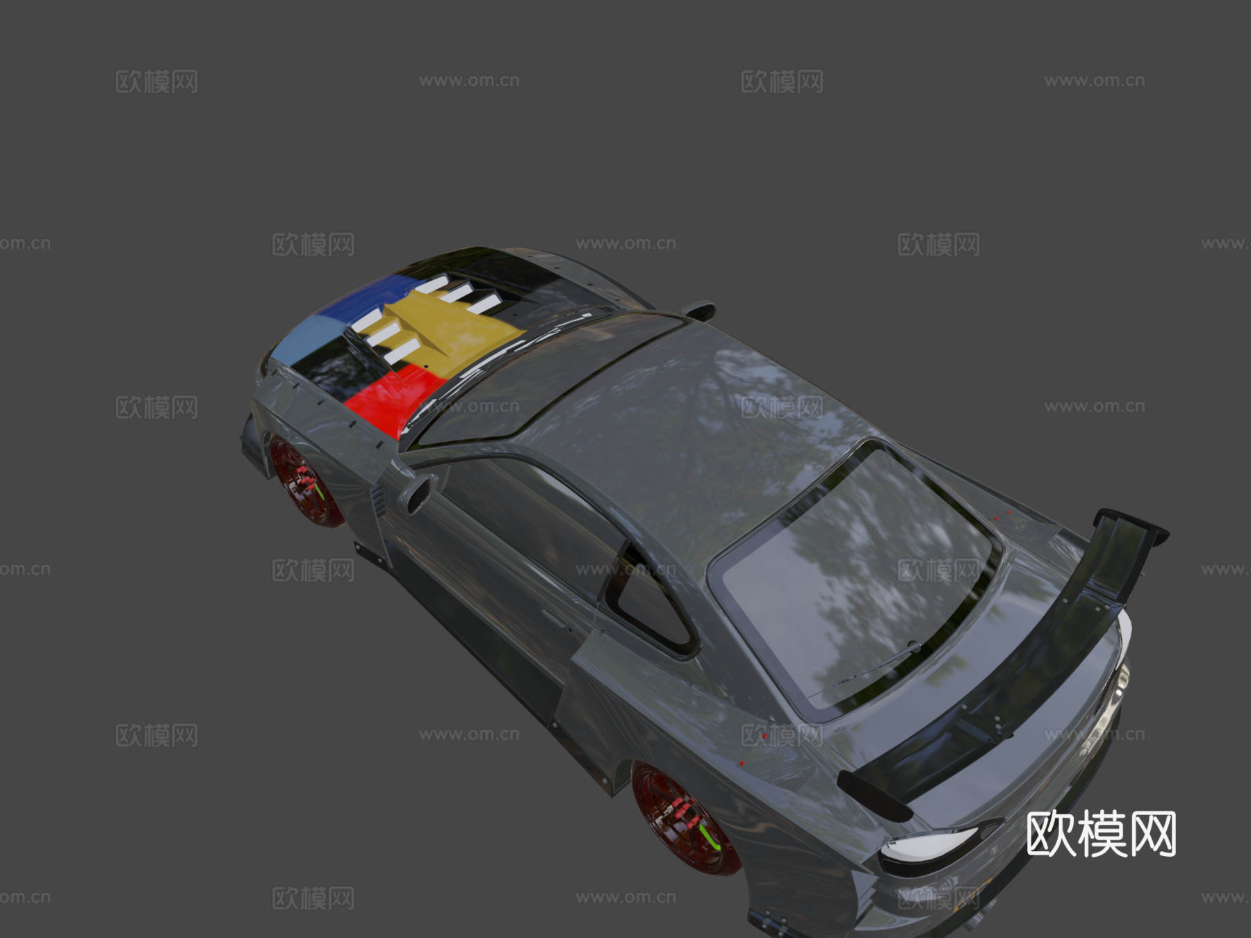 日产 Silvia S15 定制版3d模型下载（渲染图8）