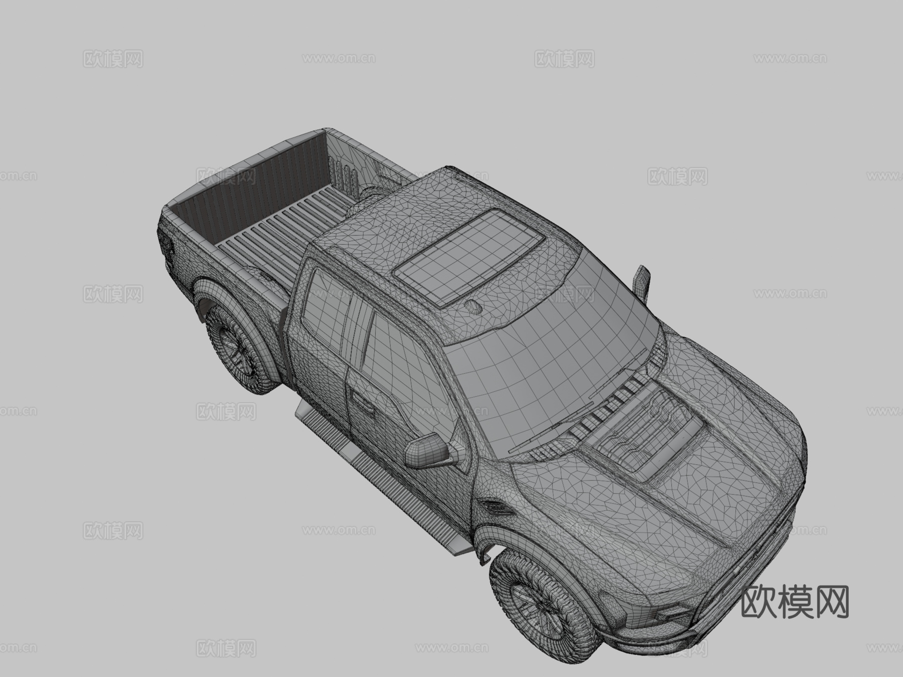福特 F150 猛禽3d模型下载（渲染图3）