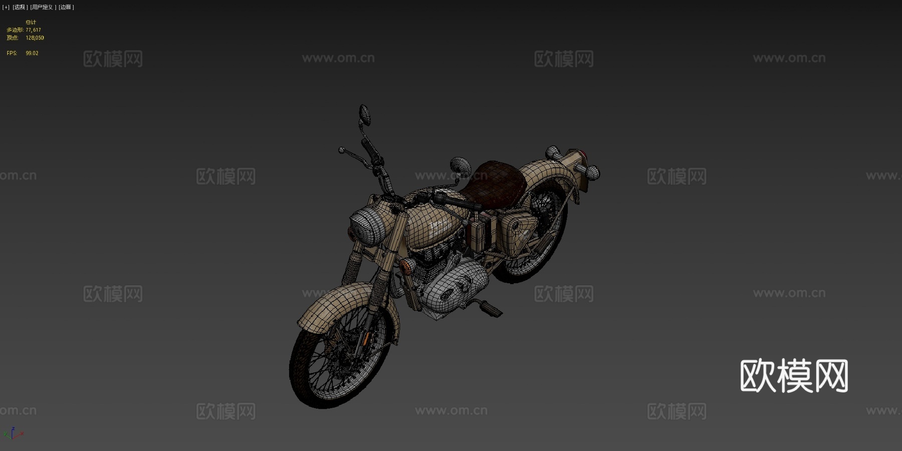 皇家恩菲尔德  经典 3503d模型下载（渲染图4）