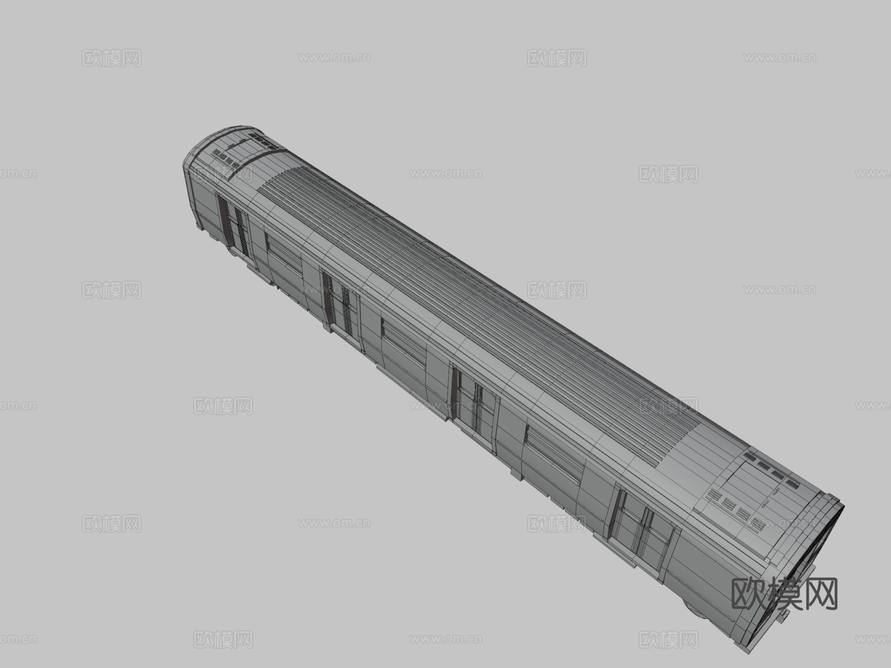 纽约市地铁车厢 R142型3d模型下载（渲染图3）