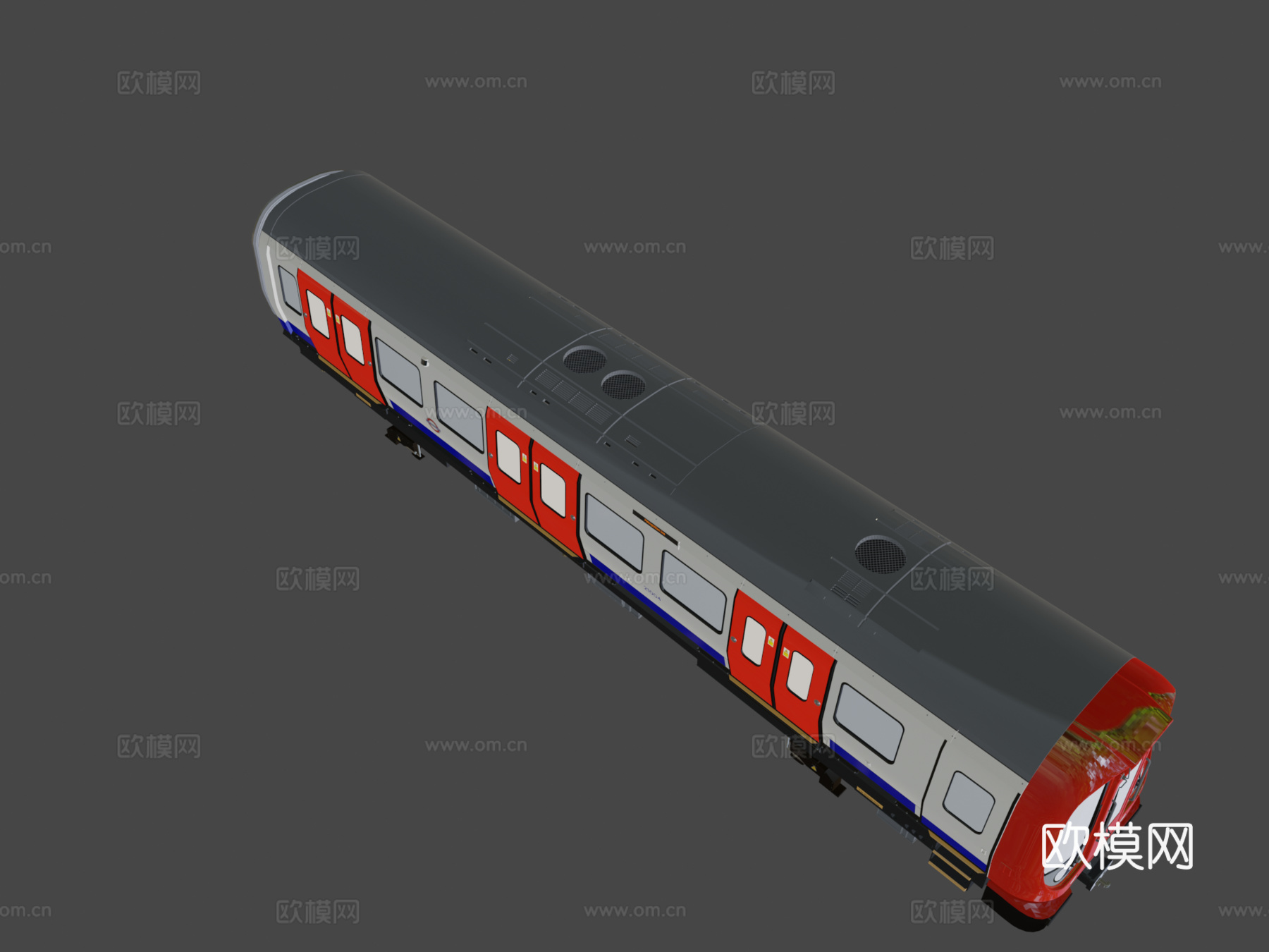 庞巴迪 S 型伦敦地铁3d模型下载（渲染图8）