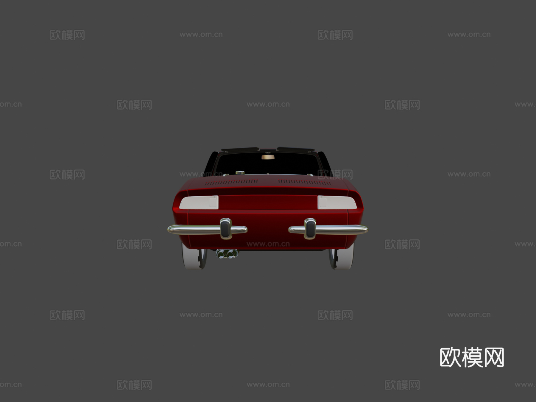 菲亚特 850 蜘蛛3d模型下载（渲染图5）