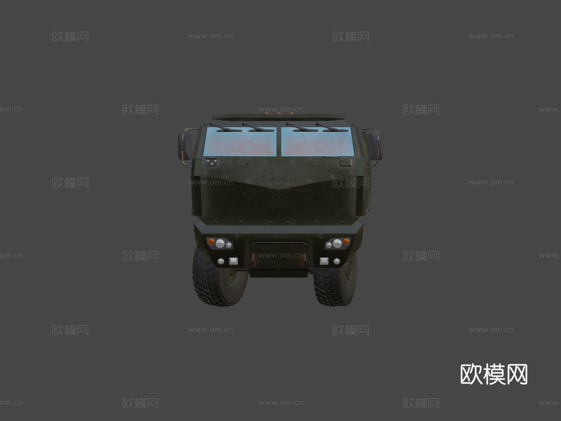 卡玛斯 台风 水牛 PBR3d模型下载（渲染图5）